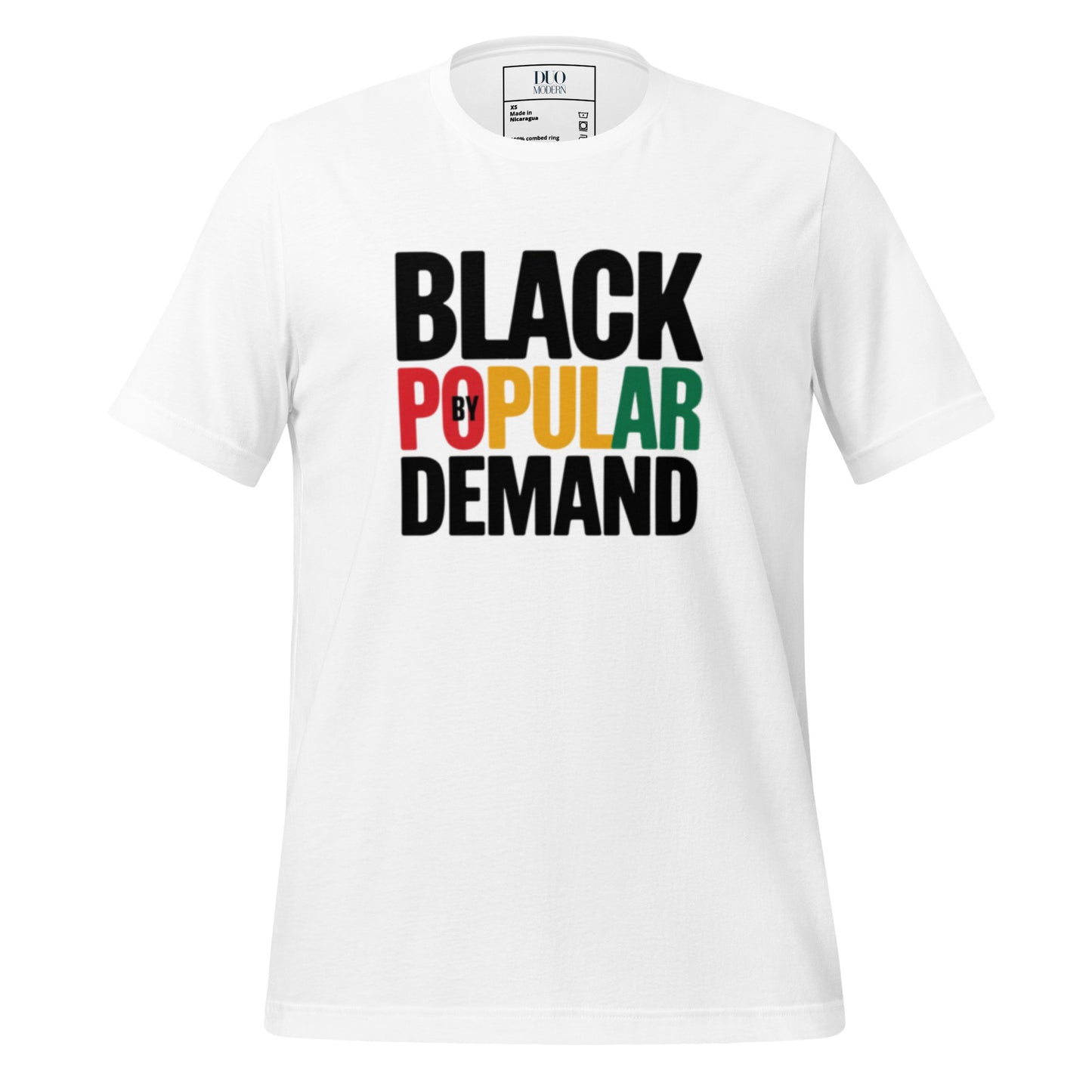 DUO MODERN "Black By Popular Demand" T-Shirt