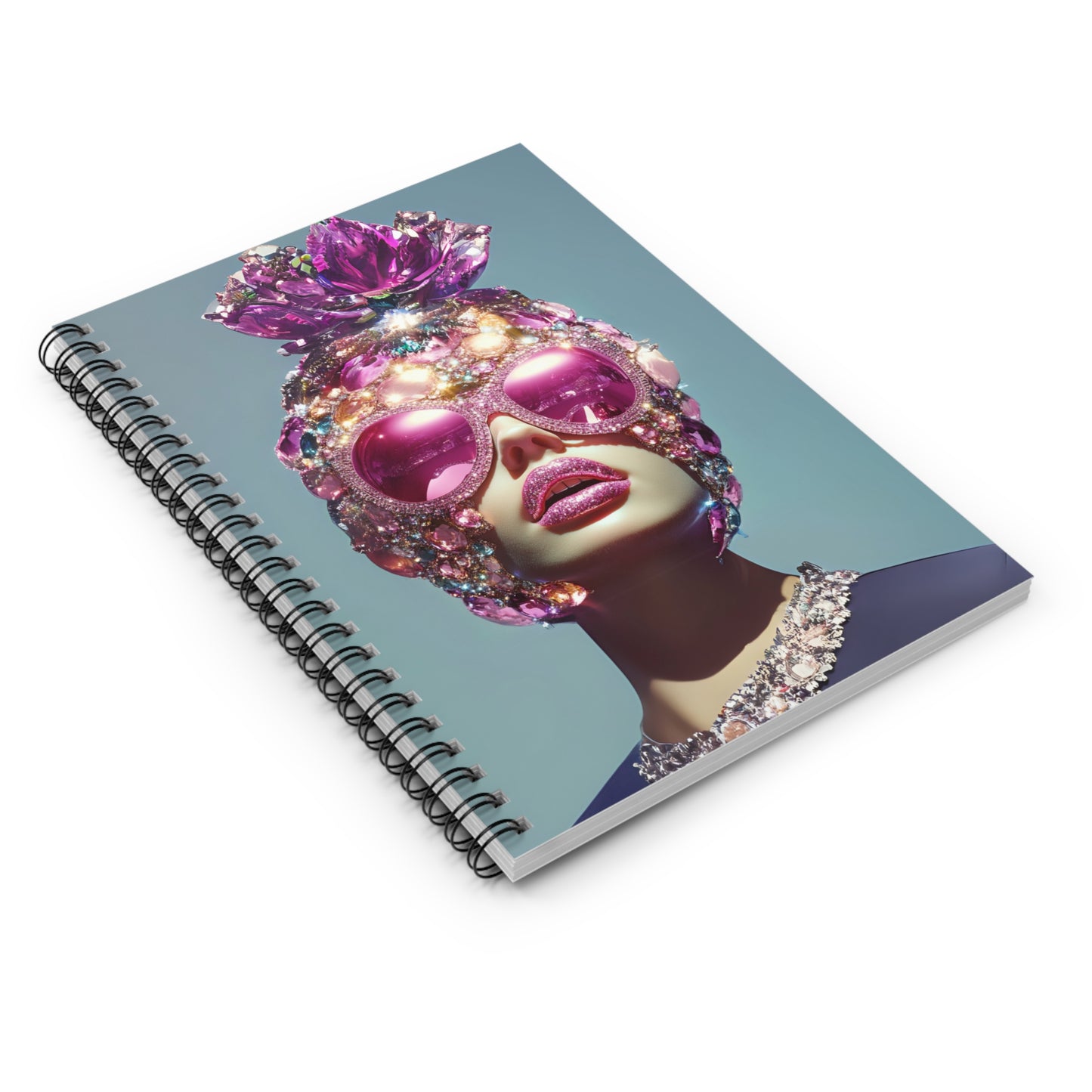 DUO MODERN "Modern Showgirl" Spiral Notebook – Ruled Line