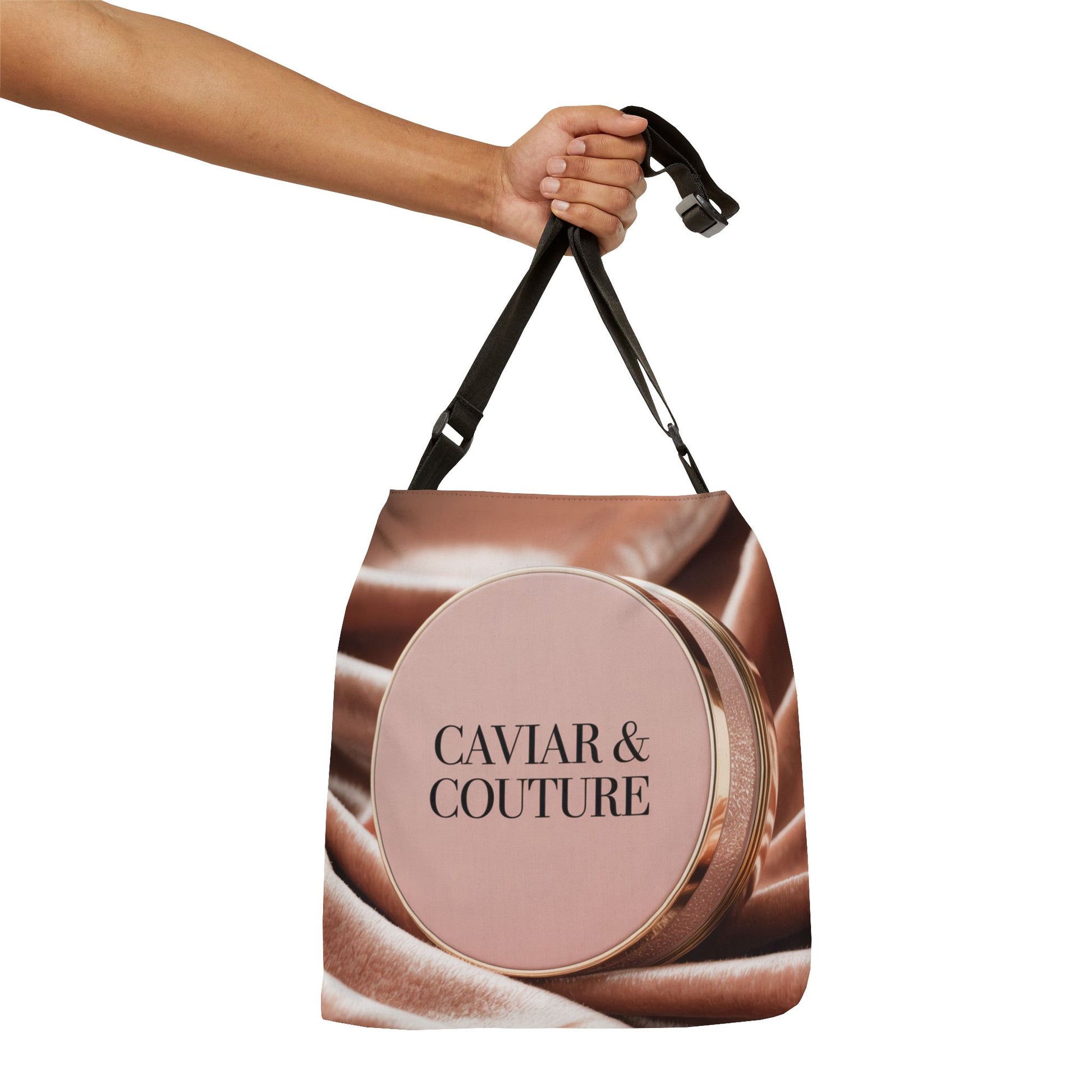 DUO MODERN “Caviar & Couture” Adjustable Tote Bag - DUO Modern