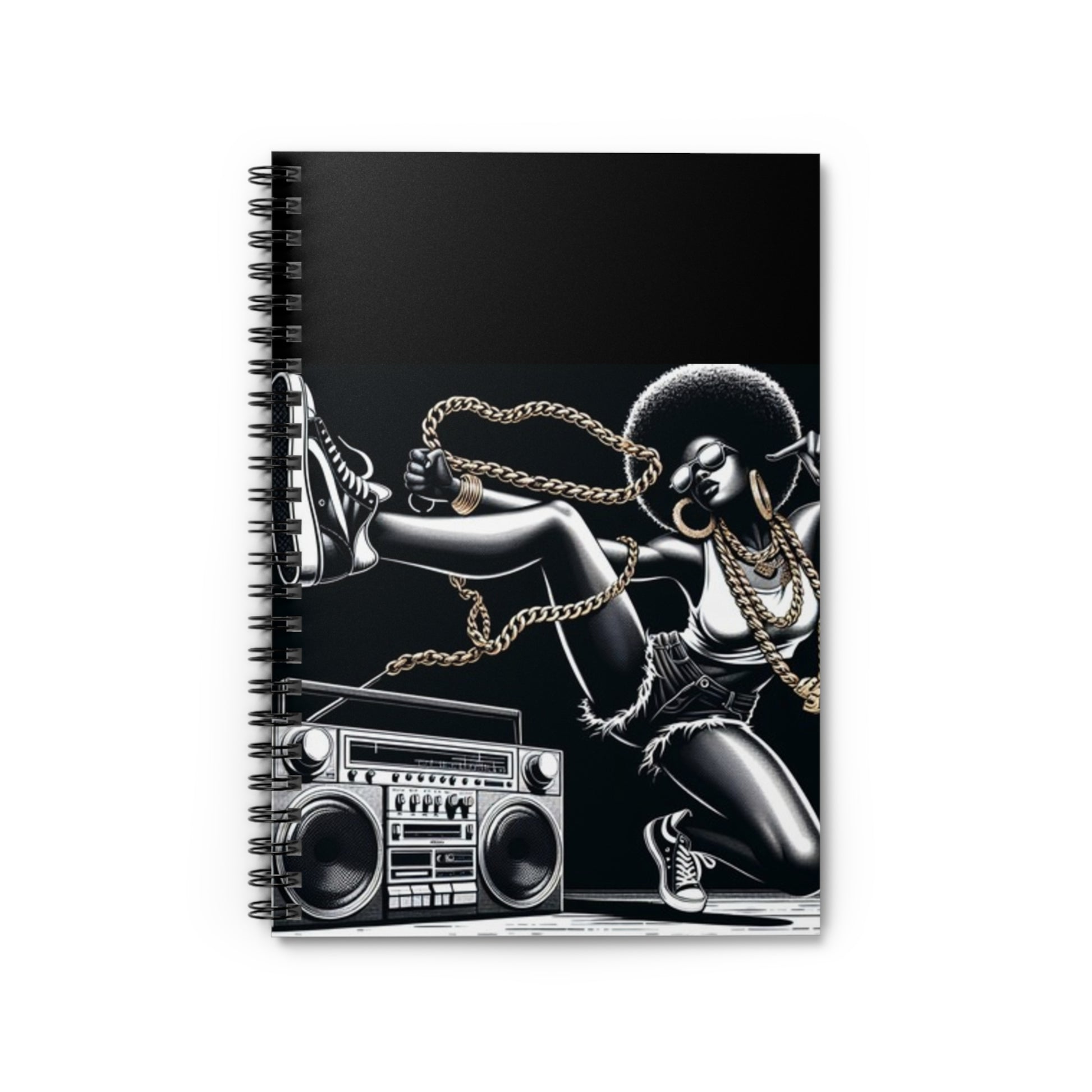 B-Girl Spiral Notebook - Ruled Line - DUO Modern