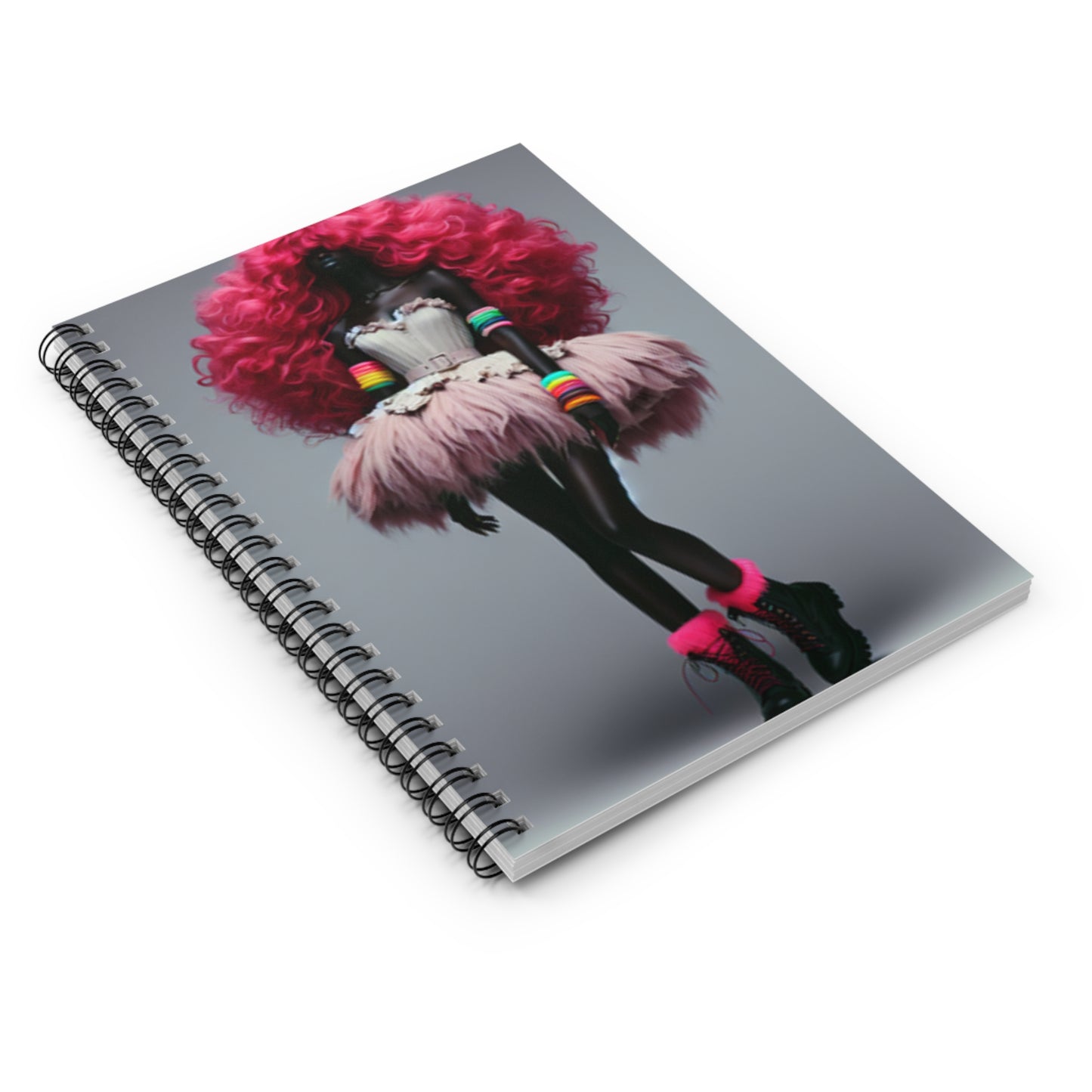 Modern Valley Girl Spiral Notebook - Ruled Line - DUO Modern