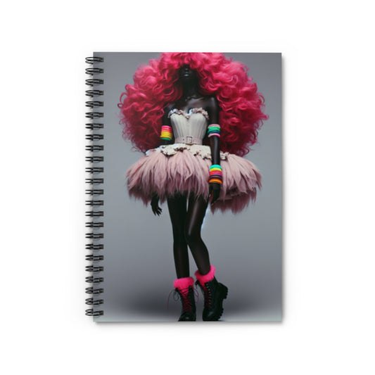 Modern Valley Girl Spiral Notebook - Ruled Line - DUO Modern