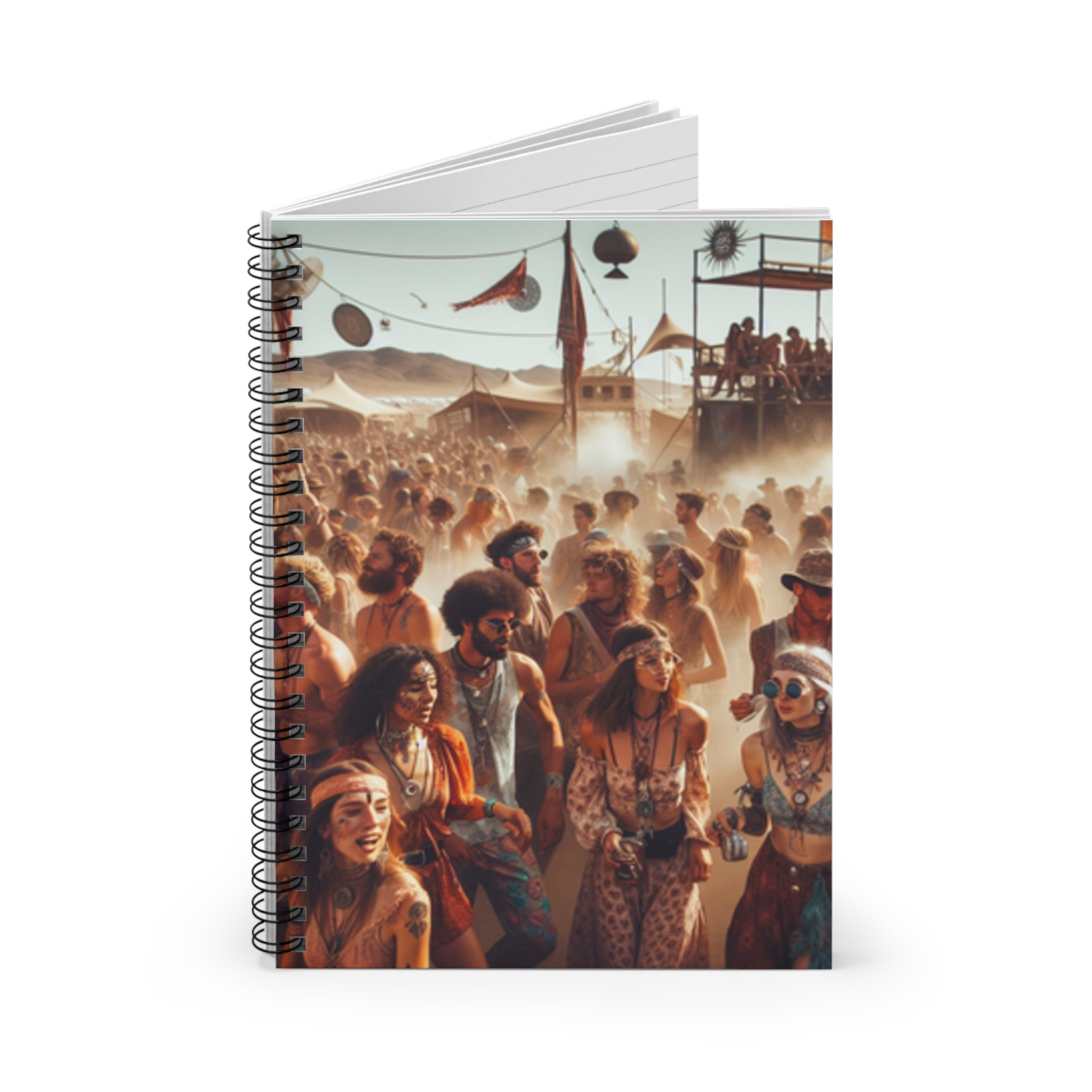 Festival Spiral Notebook - Ruled Line - DUO Modern