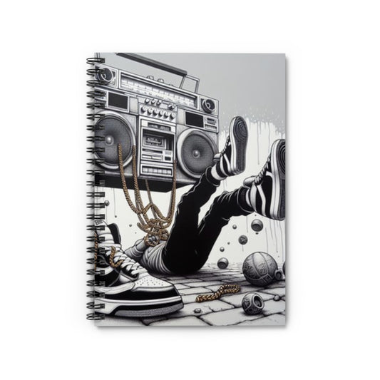 B-Boy Spiral Notebook - Ruled Line - DUO Modern