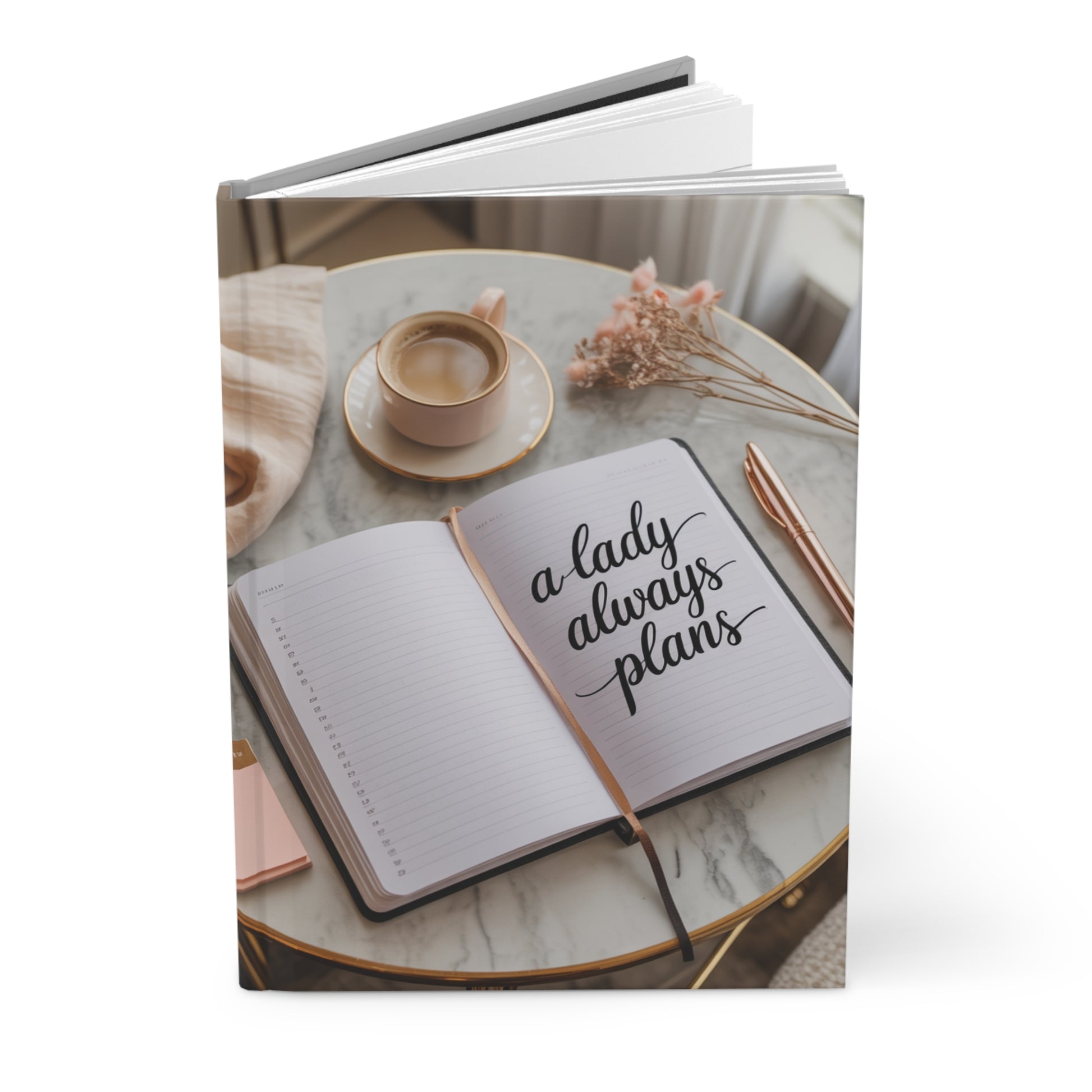 A Lady Always Plans Hardcover Journal - DUO Modern