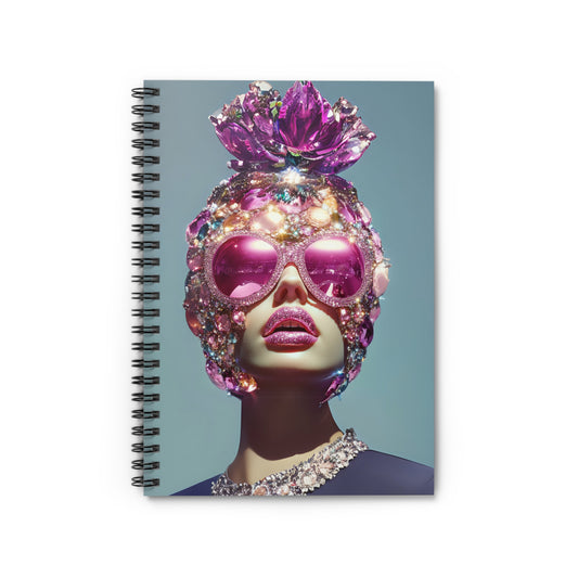 DUO MODERN "Modern Showgirl" Spiral Notebook – Ruled Line