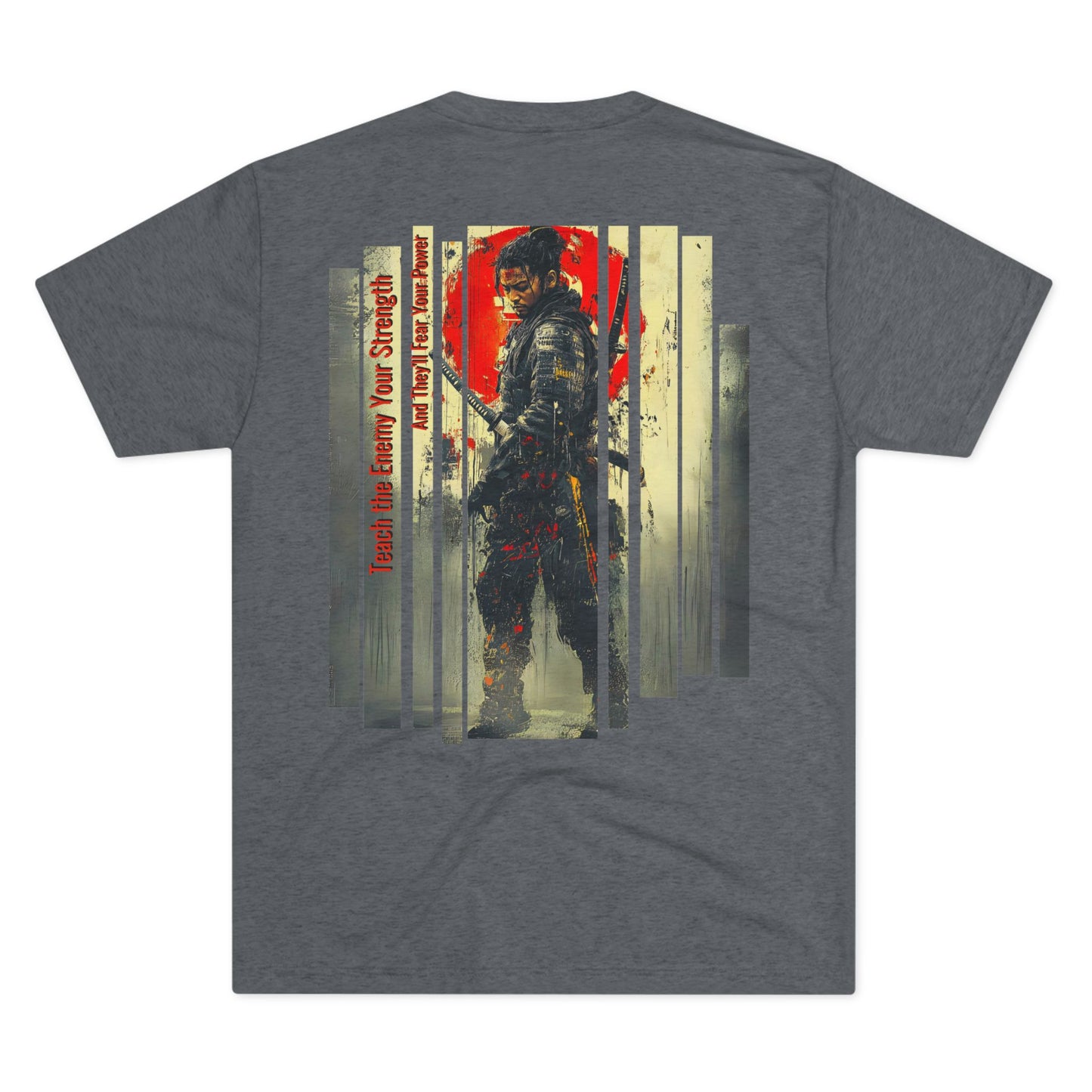 DUO MODERN "Black Samurai - Enemy" Unisex Tri-Blend Crew Tee