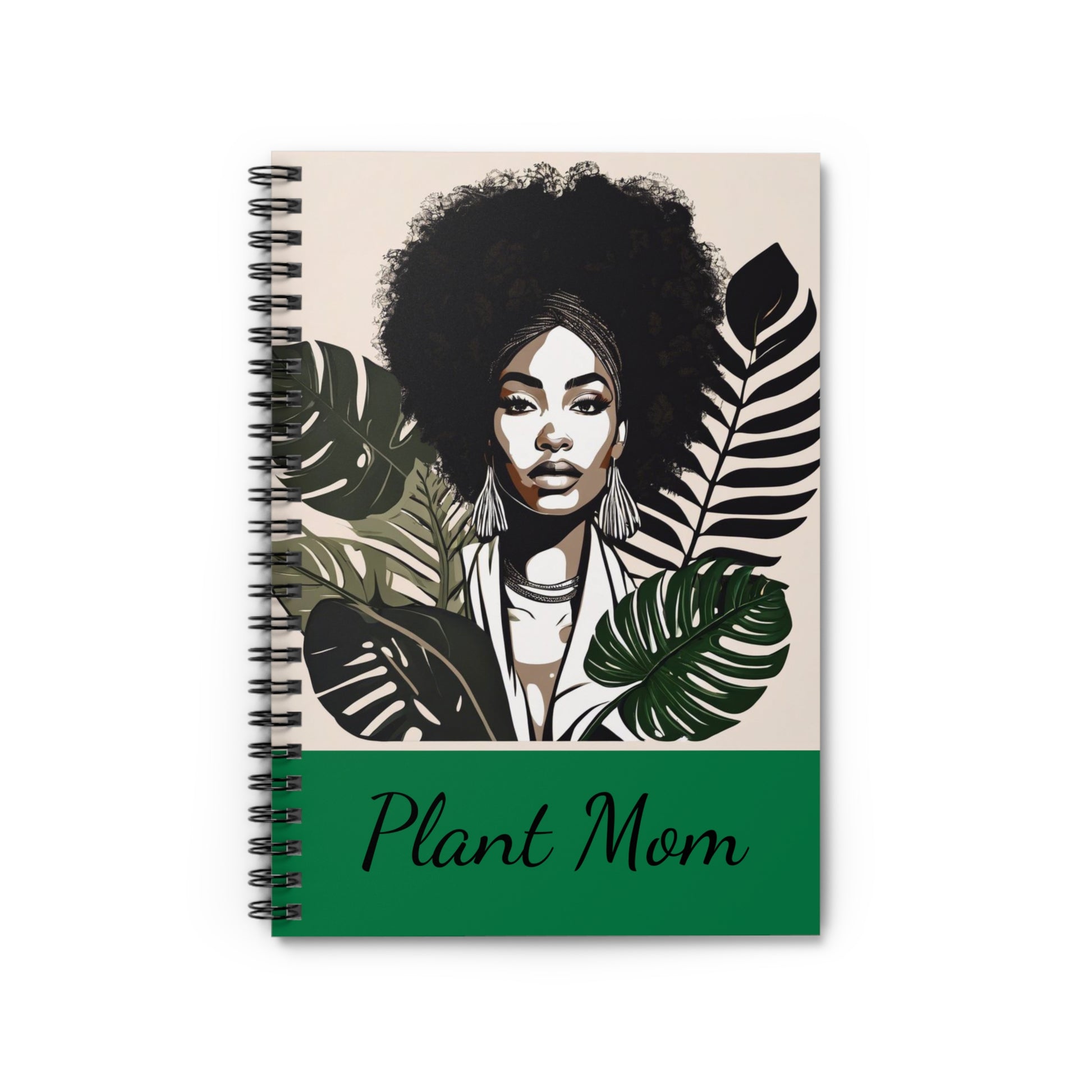 Plant Mom Spiral Notebook - Ruled Line - DUO Modern