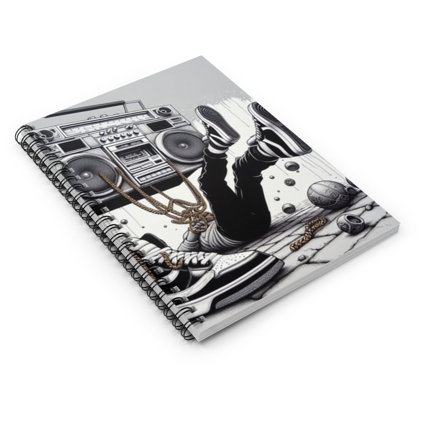 B-Boy Spiral Notebook - Ruled Line - DUO Modern