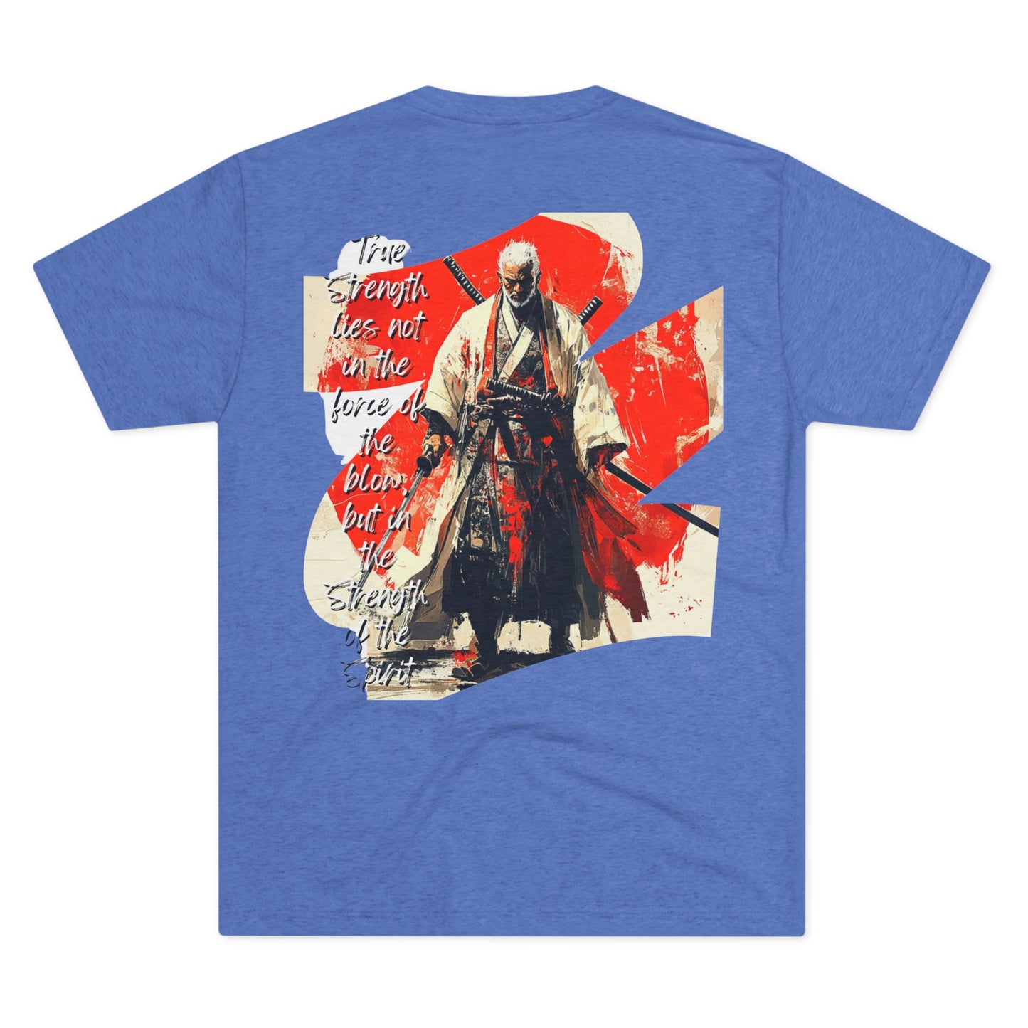 DUO MODERN "Black Samurai - Strength" Unisex Tri-Blend Crew Tee