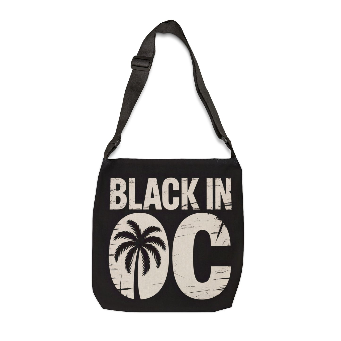 DUO MODERN “Black in OC” Adjustable Tote Bag