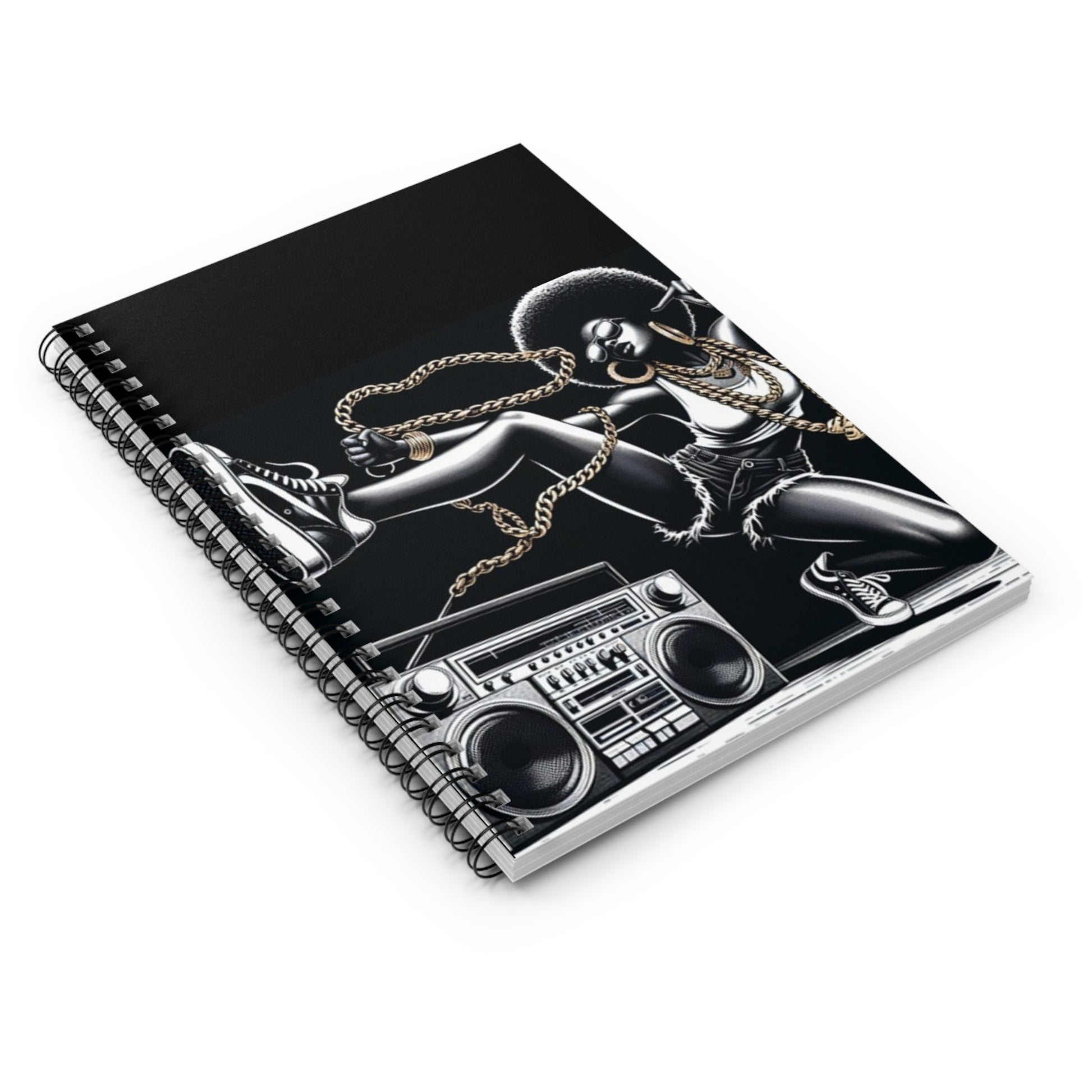 B-Girl Spiral Notebook - Ruled Line - DUO Modern