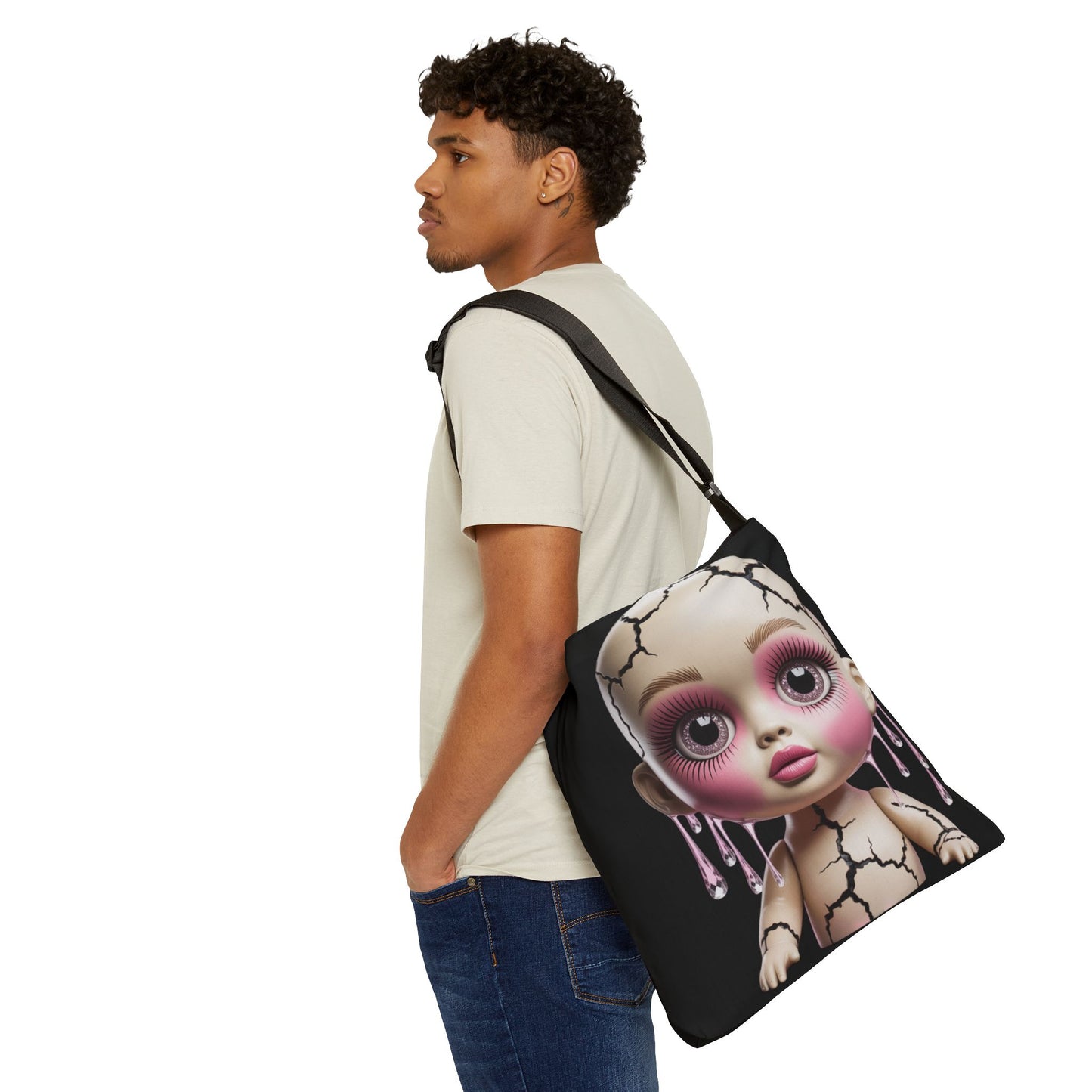 DUO MODERN “Broken Beauty” Adjustable Tote Bag