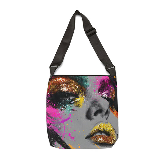 DUO MODERN “Gilded Graffiti” Adjustable Tote Bag