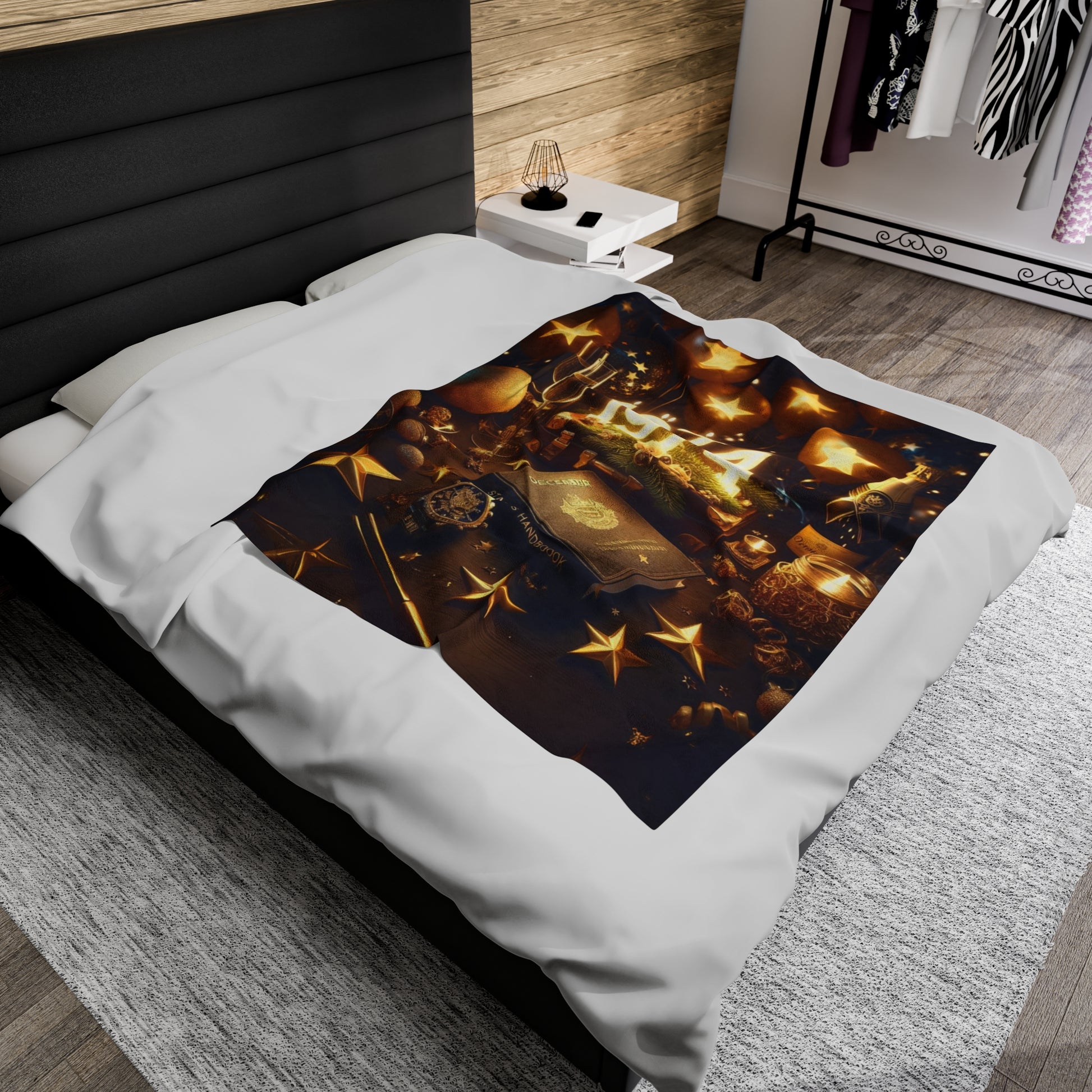 Velveteen Plush Blanket - DUO Modern