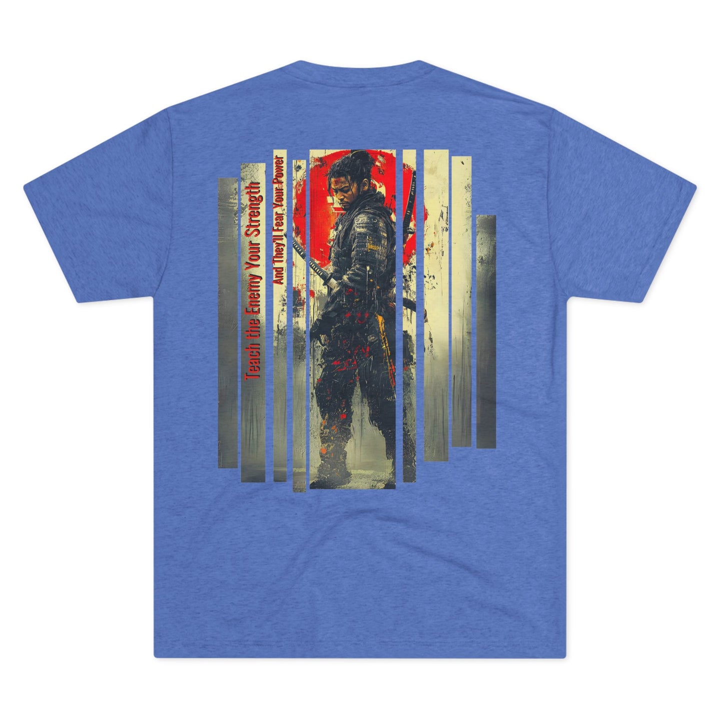 DUO MODERN "Black Samurai - Enemy" Unisex Tri-Blend Crew Tee