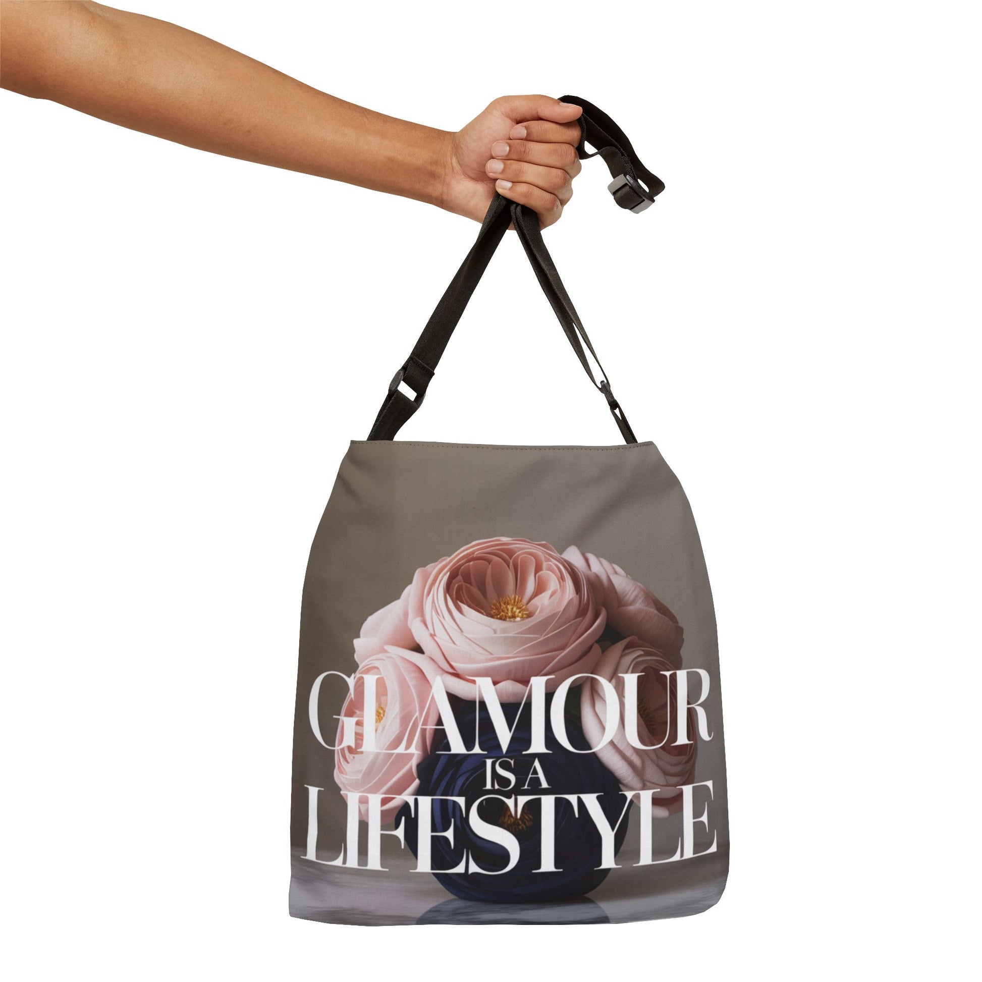 DUO MODERN “Glamour Is A Lifestyle” Adjustable Tote Bag - DUO Modern