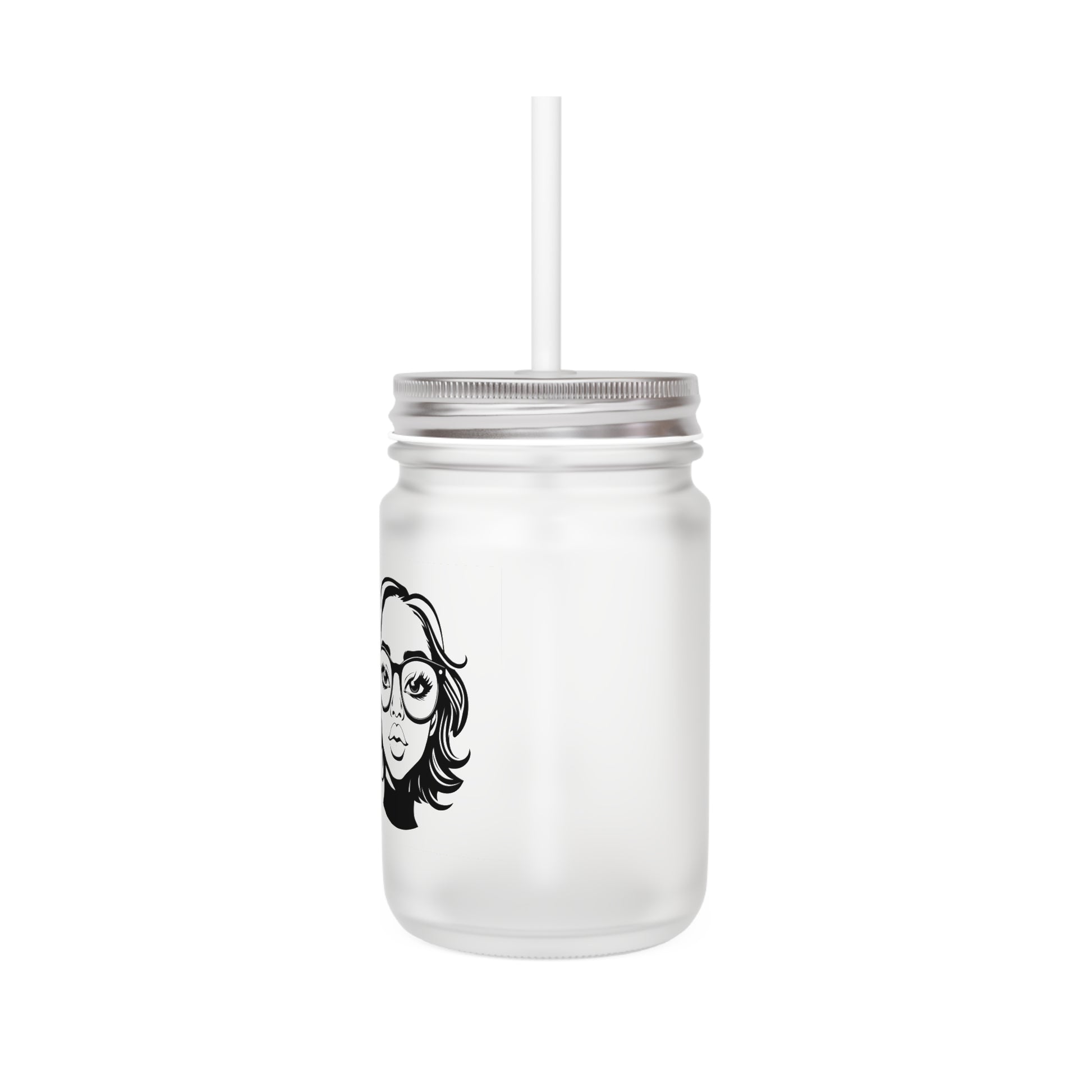 "Jewel" Frosted Mason Jar - DUO Modern