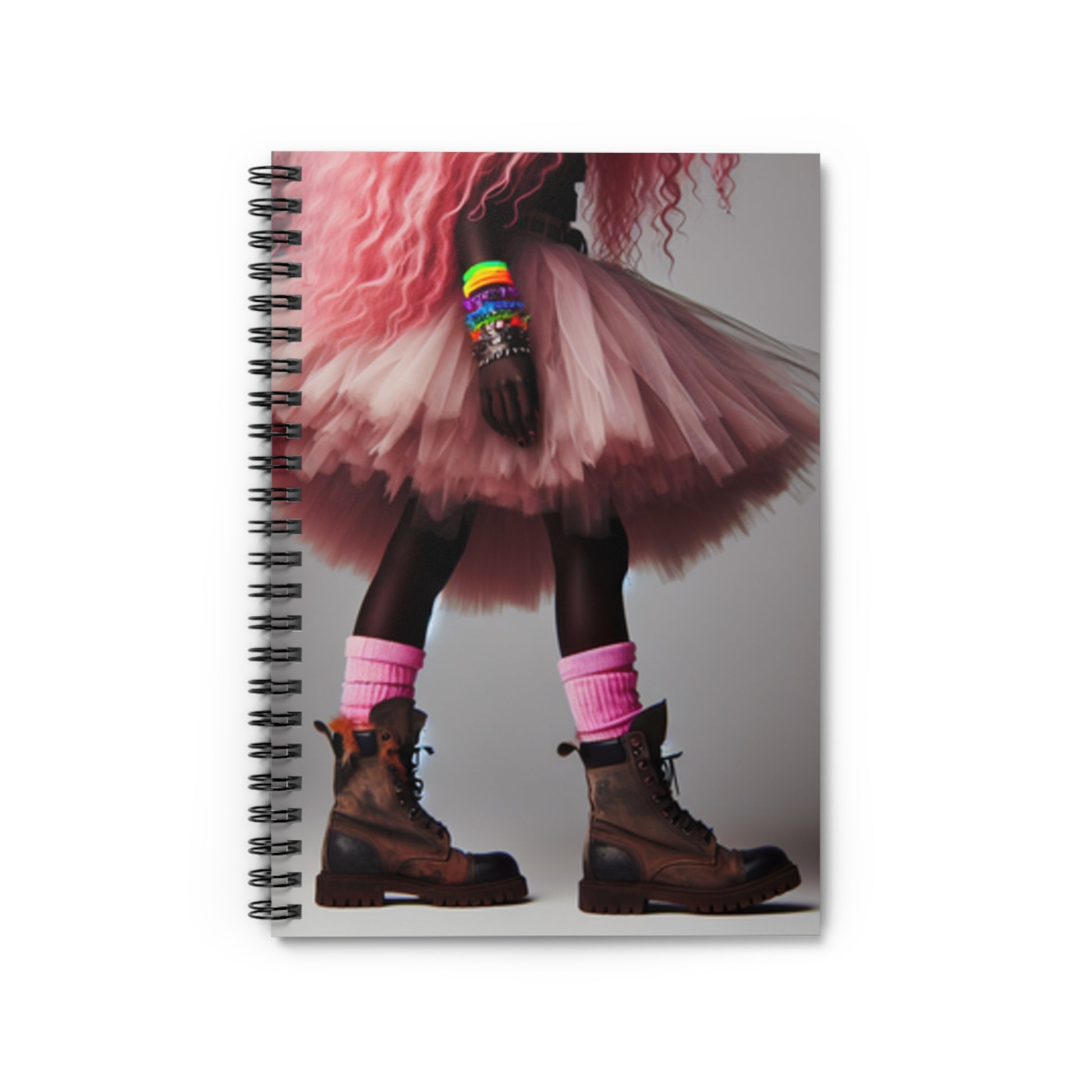 Pink Tutu Spiral Notebook - Ruled Line - DUO Modern