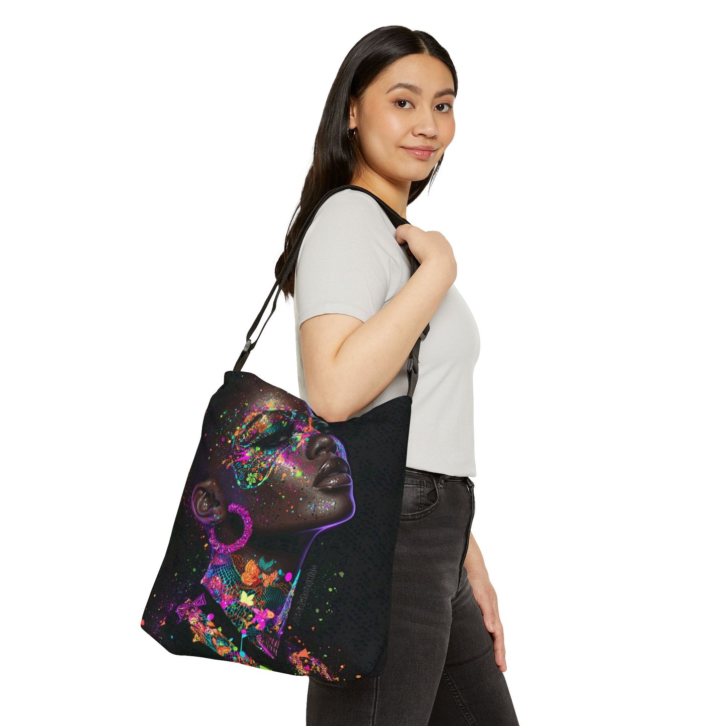 DUO MODERN “Glamxplosion” Adjustable Tote Bag