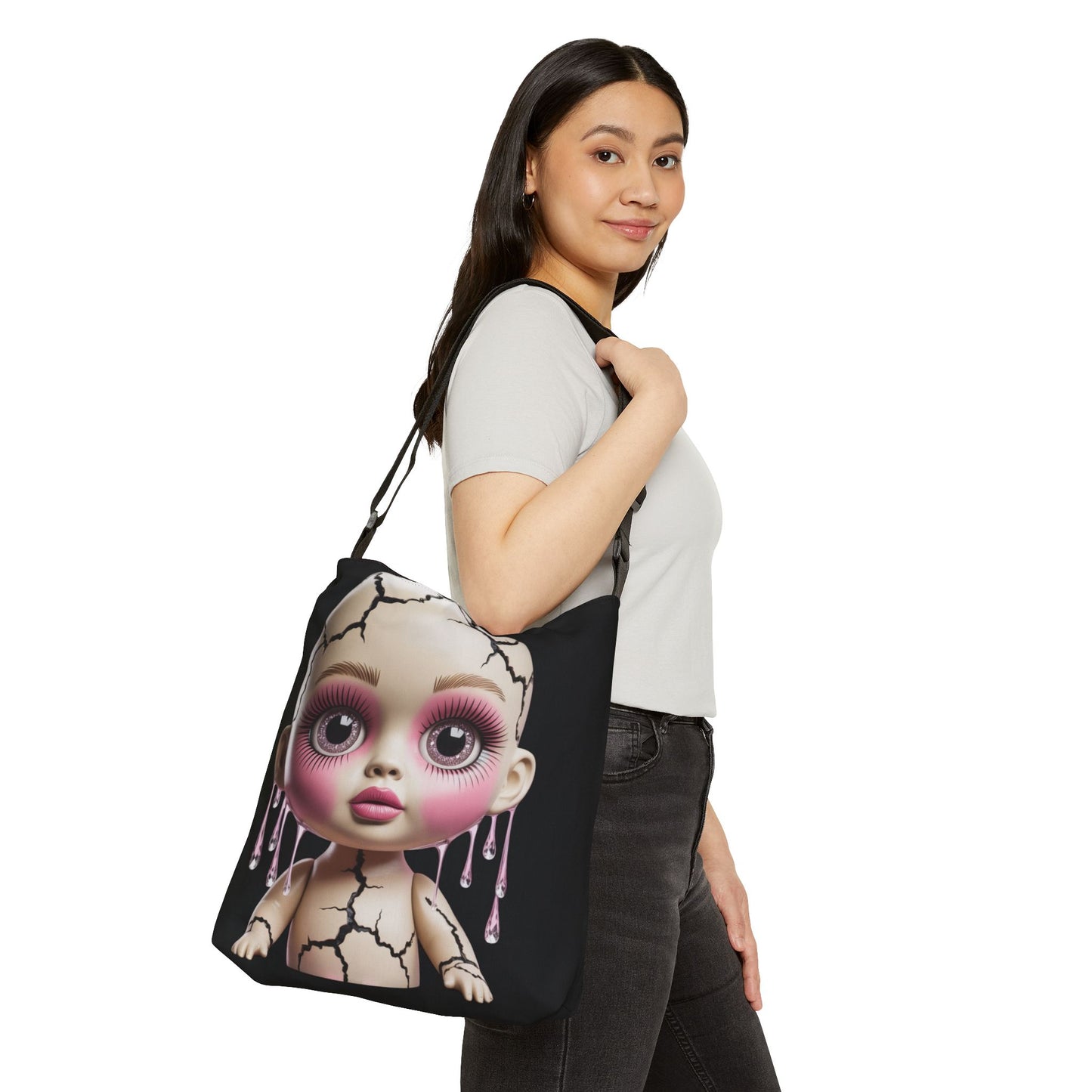 DUO MODERN “Broken Beauty” Adjustable Tote Bag