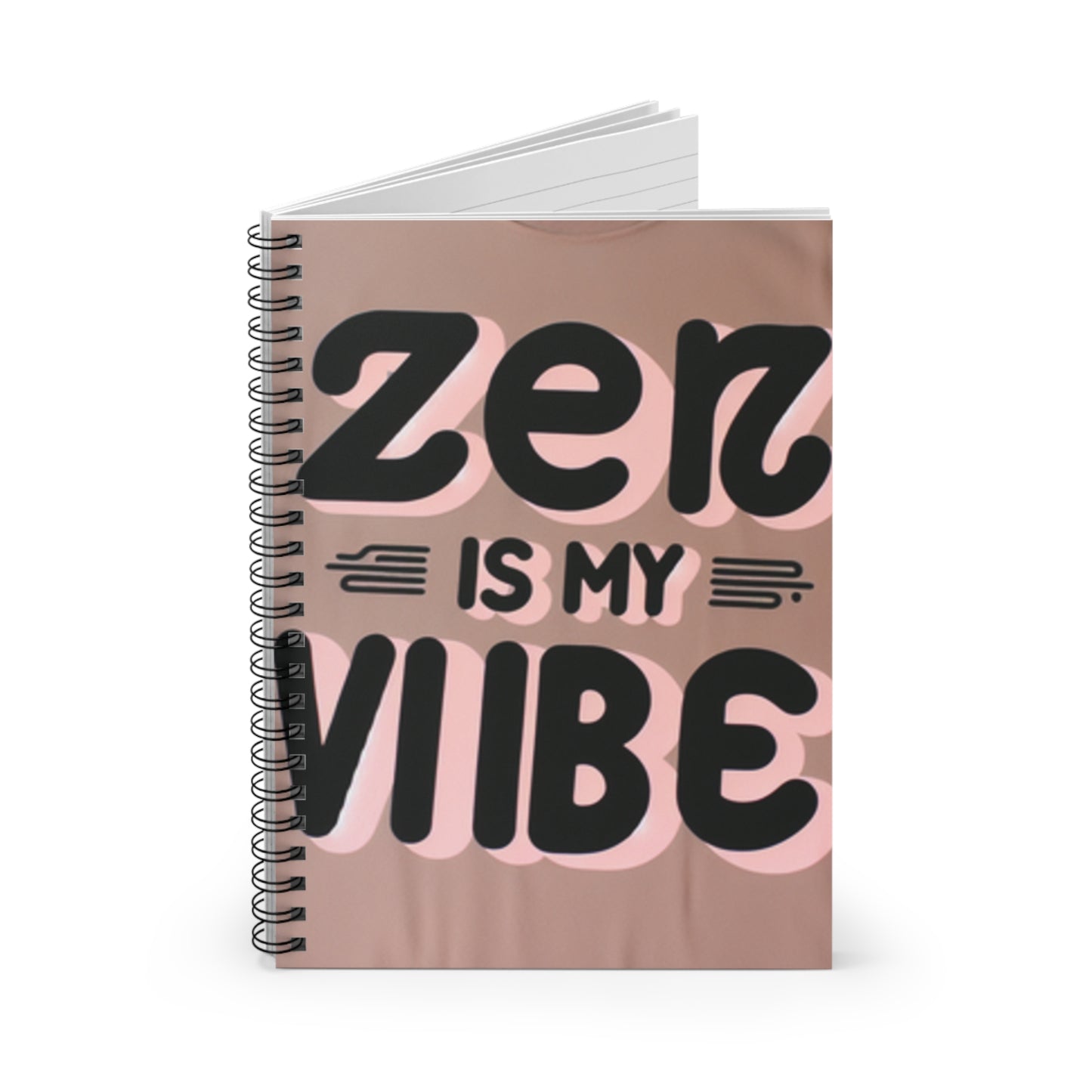 Zen Is My Vibe Spiral Notebook - Ruled Line - DUO Modern