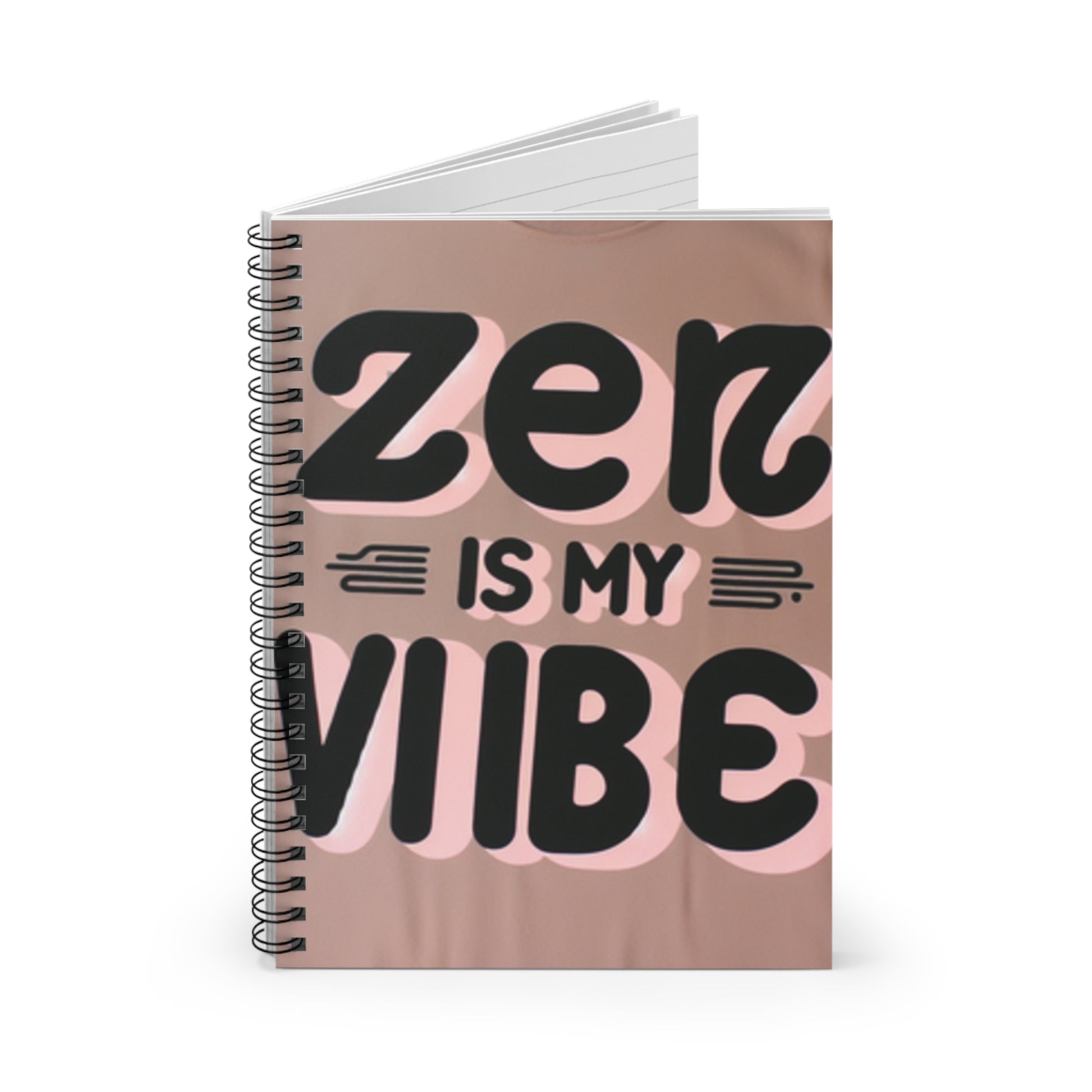 Zen Is My Vibe Spiral Notebook - Ruled Line - DUO Modern