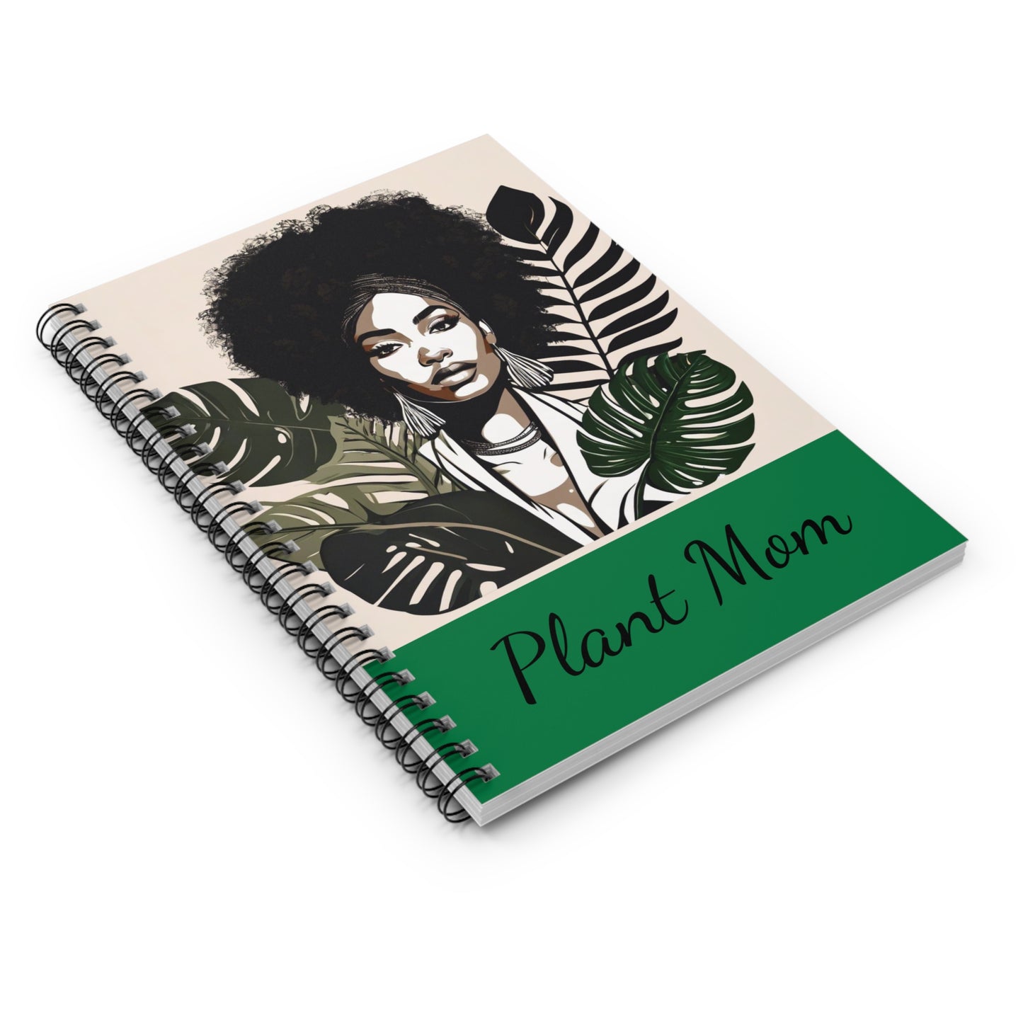 Plant Mom Spiral Notebook - Ruled Line - DUO Modern