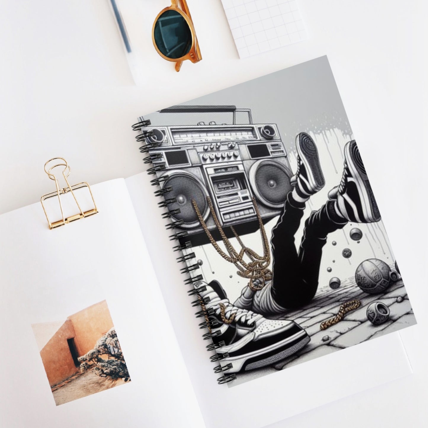 B-Boy Spiral Notebook - Ruled Line - DUO Modern