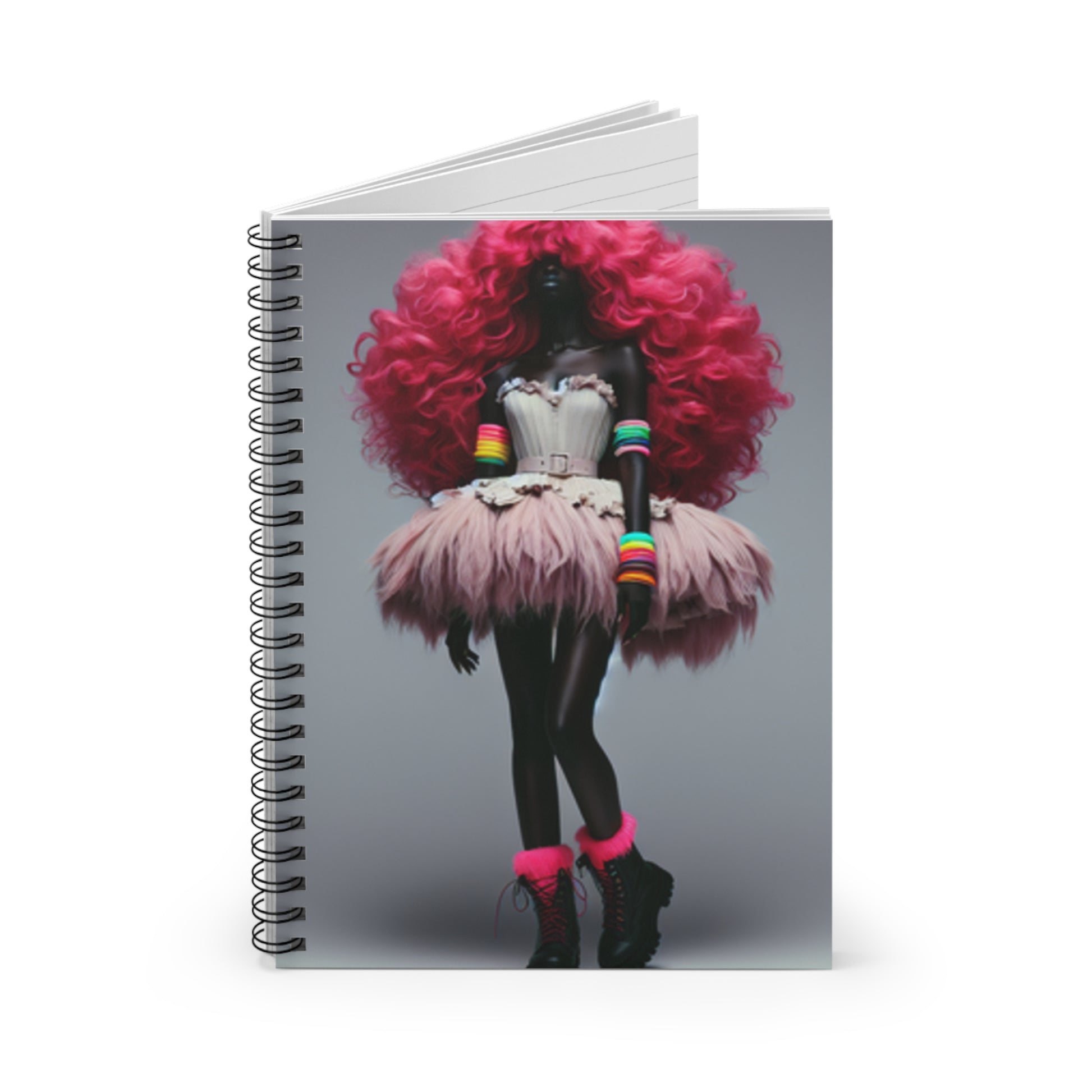 Modern Valley Girl Spiral Notebook - Ruled Line - DUO Modern