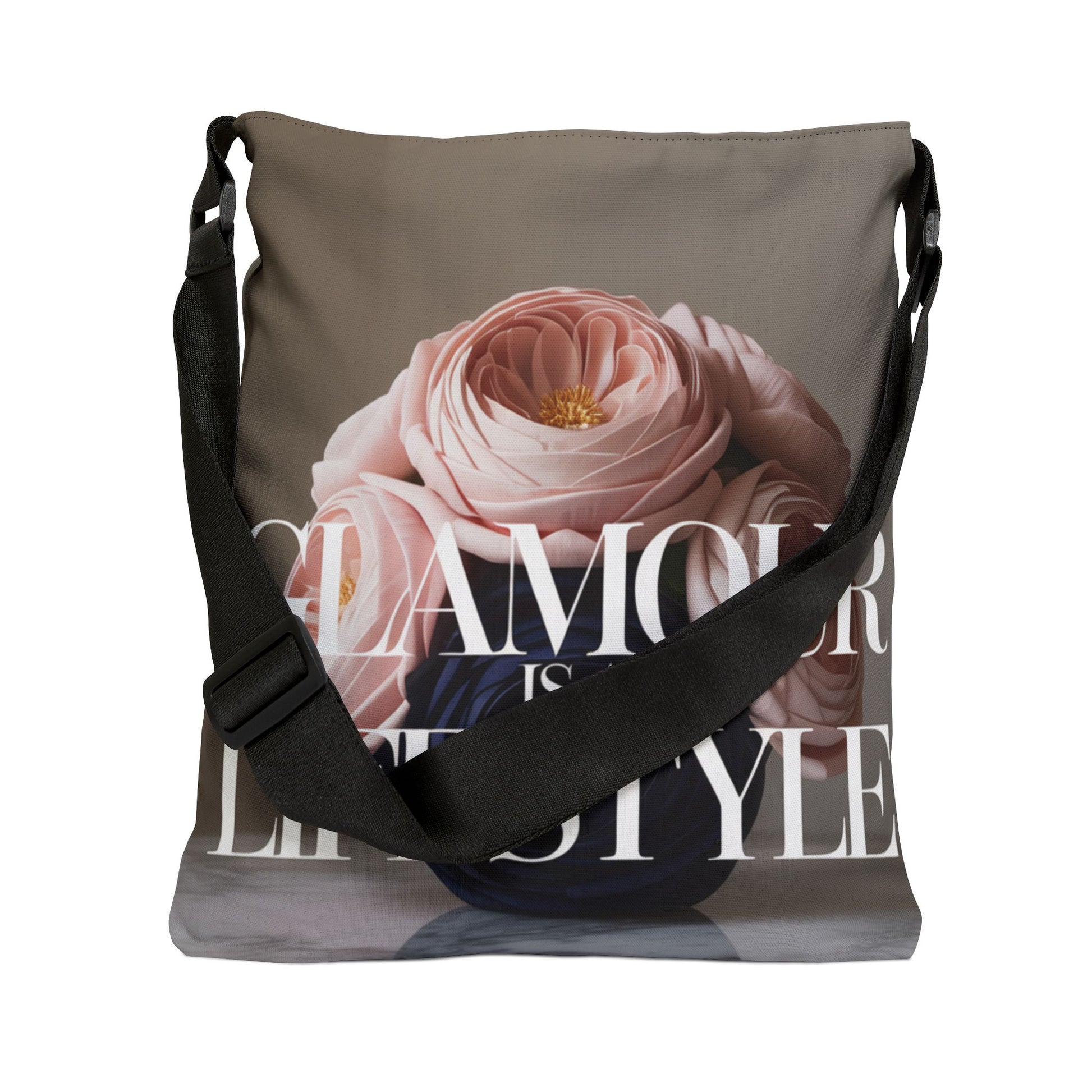 DUO MODERN “Glamour Is A Lifestyle” Adjustable Tote Bag - DUO Modern