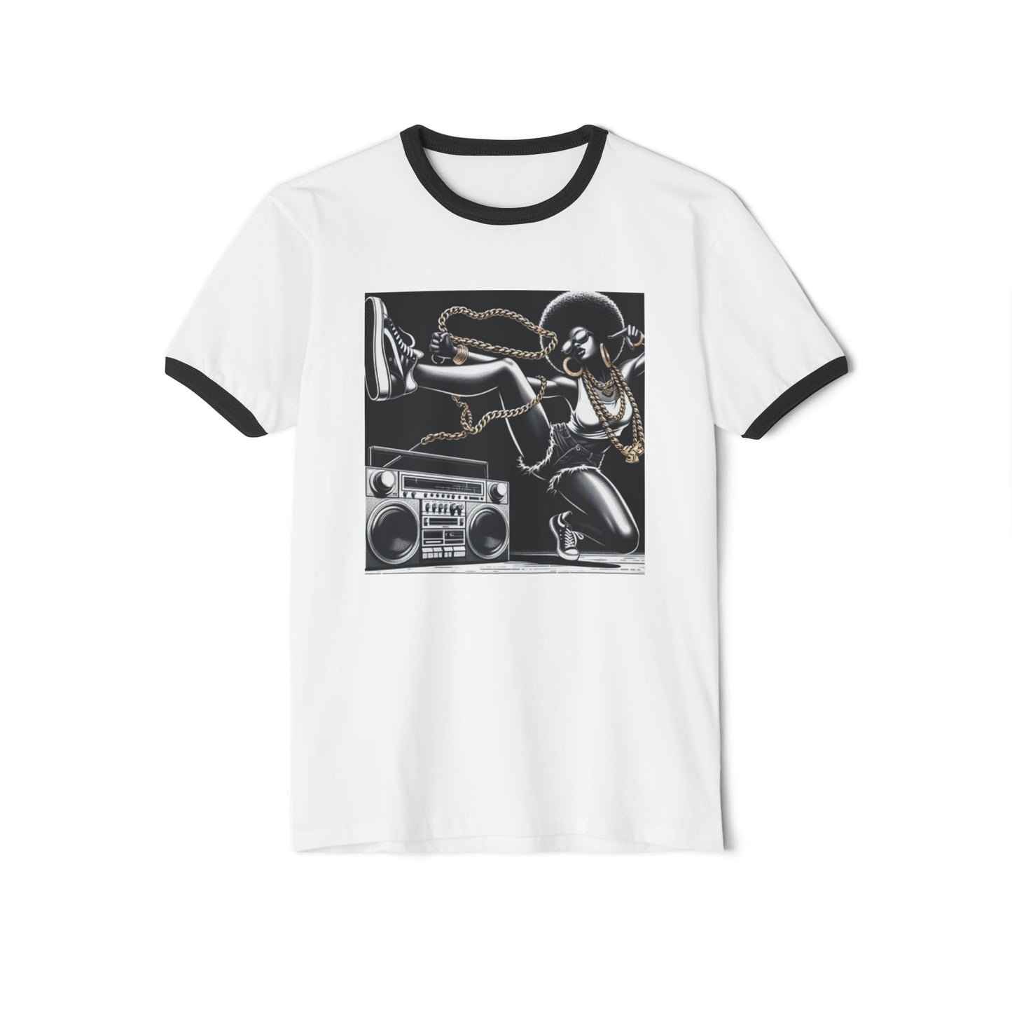 B-Girl Unisex Ringer T-Shirt - DUO Modern