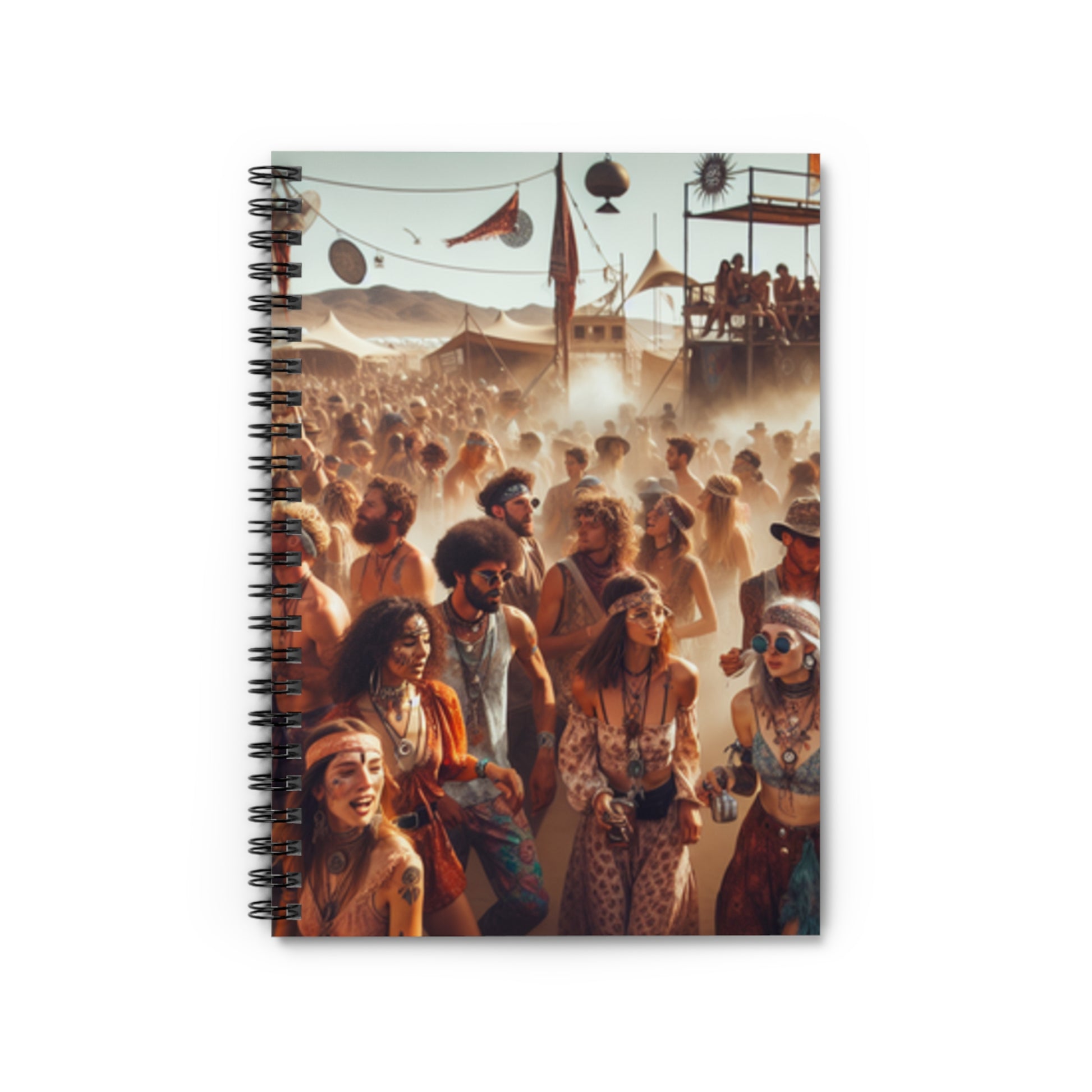 Festival Spiral Notebook - Ruled Line - DUO Modern