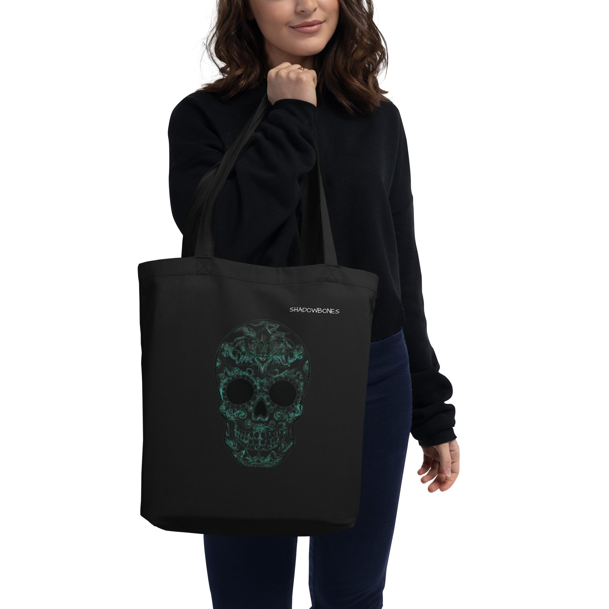 "Shadowbones" Eco Tote Bag - DUO Modern