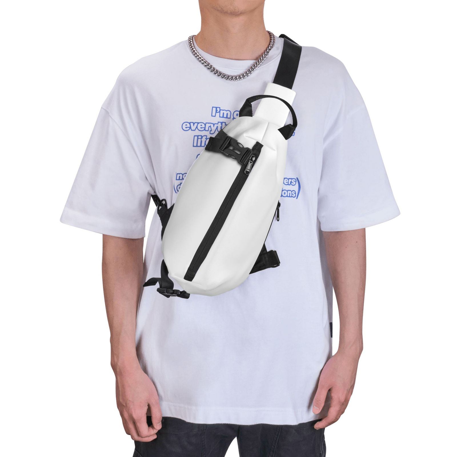 Streetwear All-Over Print Crossbody Backpack - DUO Modern