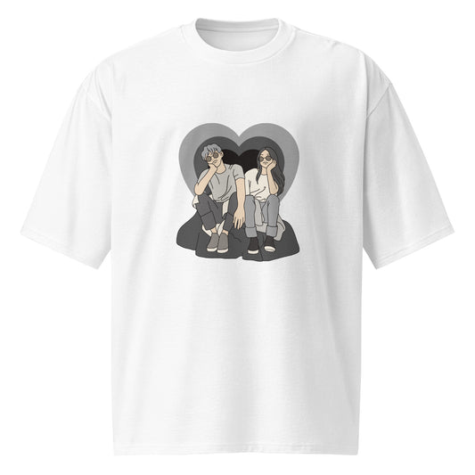 The Young Lovers Oversized Heavyweight T-shirt - DUO Modern