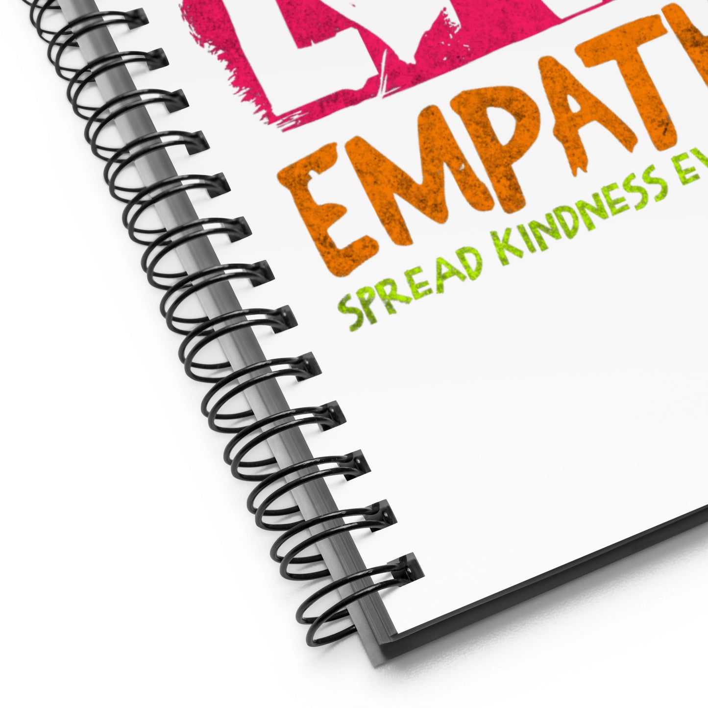 Peace Love Empathy Spiral Notebook - DUO Modern