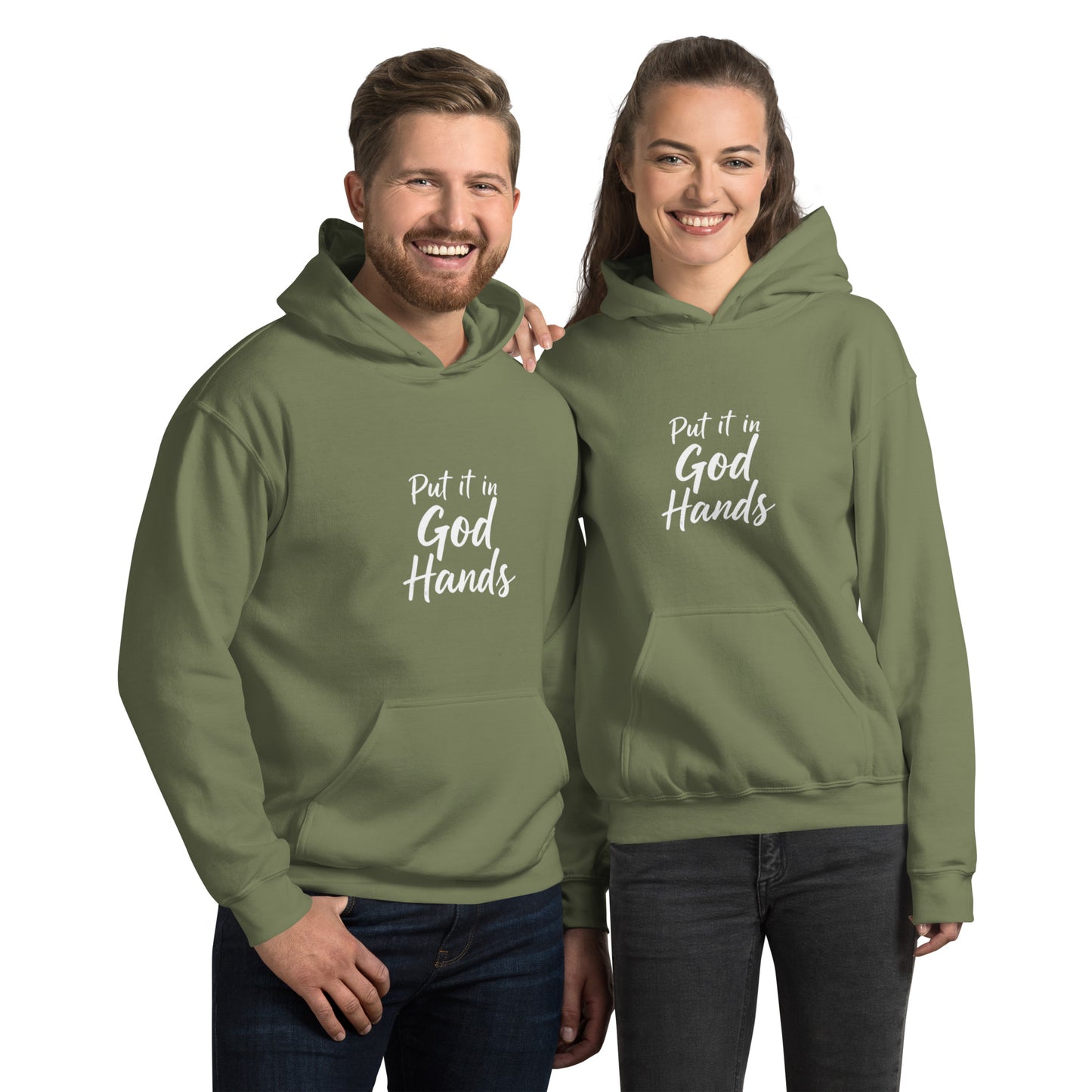 DUO MODERN Put It In God Hands Unisex Hoodie