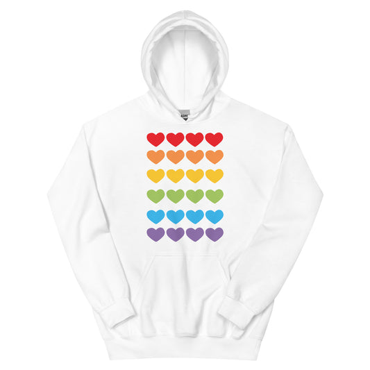 DUO MODERN "LGBTQ Pride Heart" Unisex Hoodie