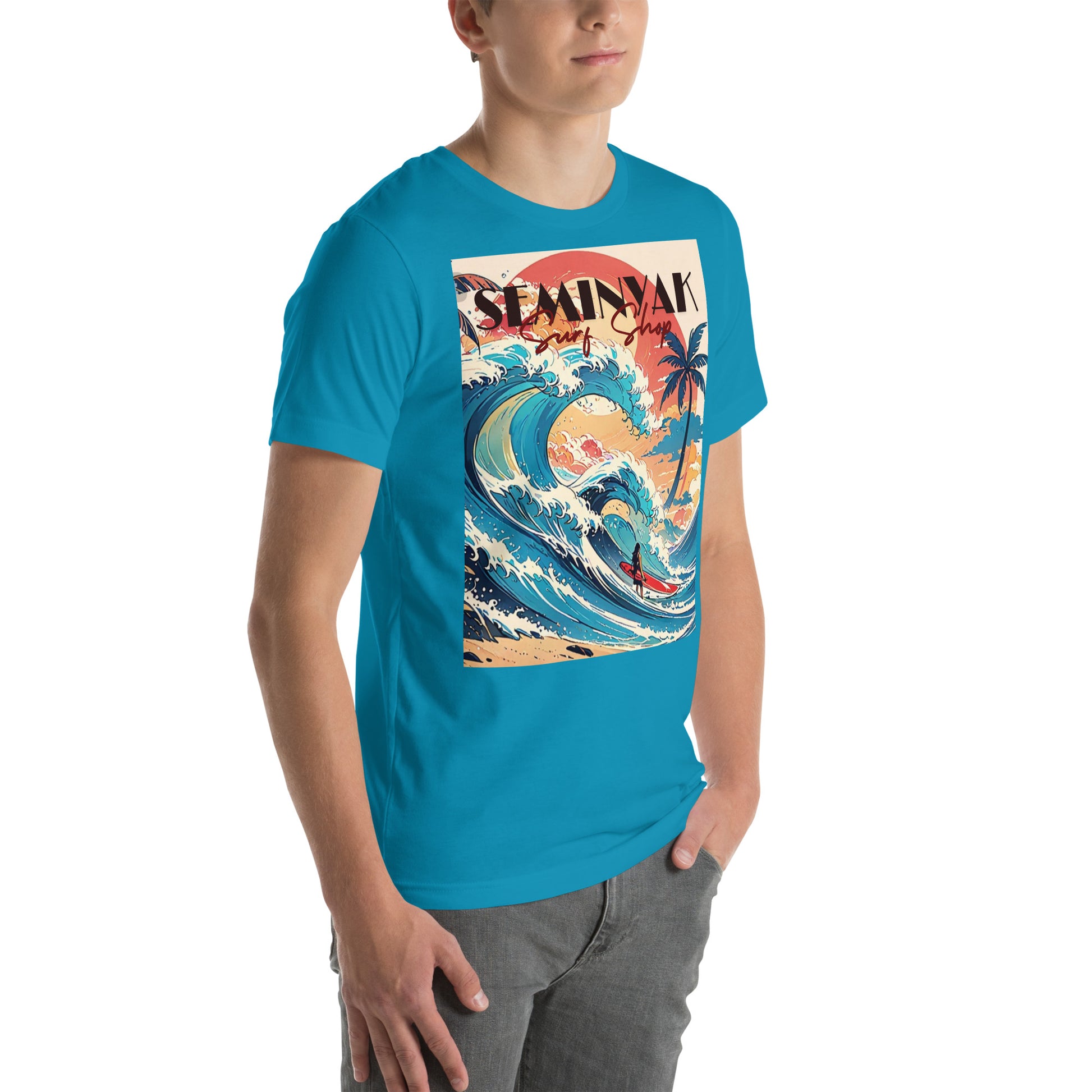 "Seminyak Surf Shop" Unisex T-shirt - DUO Modern