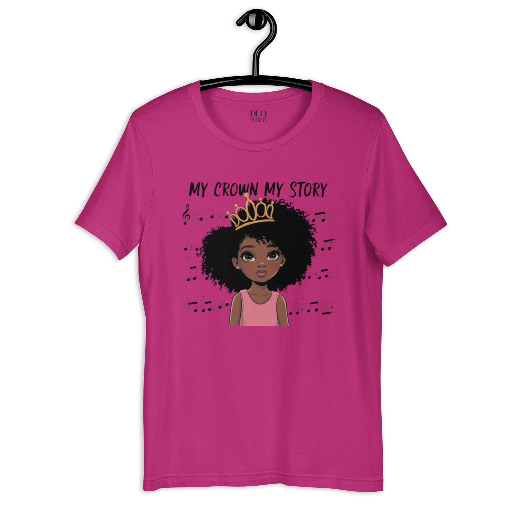 DUO MODERN "My Crown, My Story" T-Shirt for girls