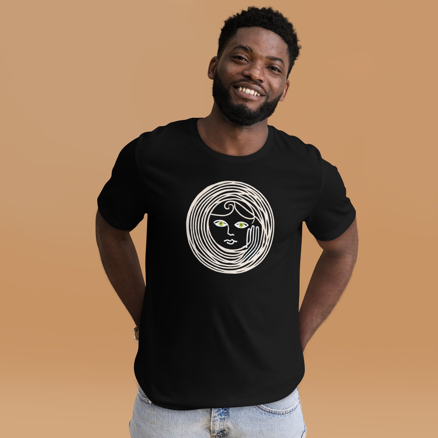 Spiral Face Unisex t-shirt - DUO Modern