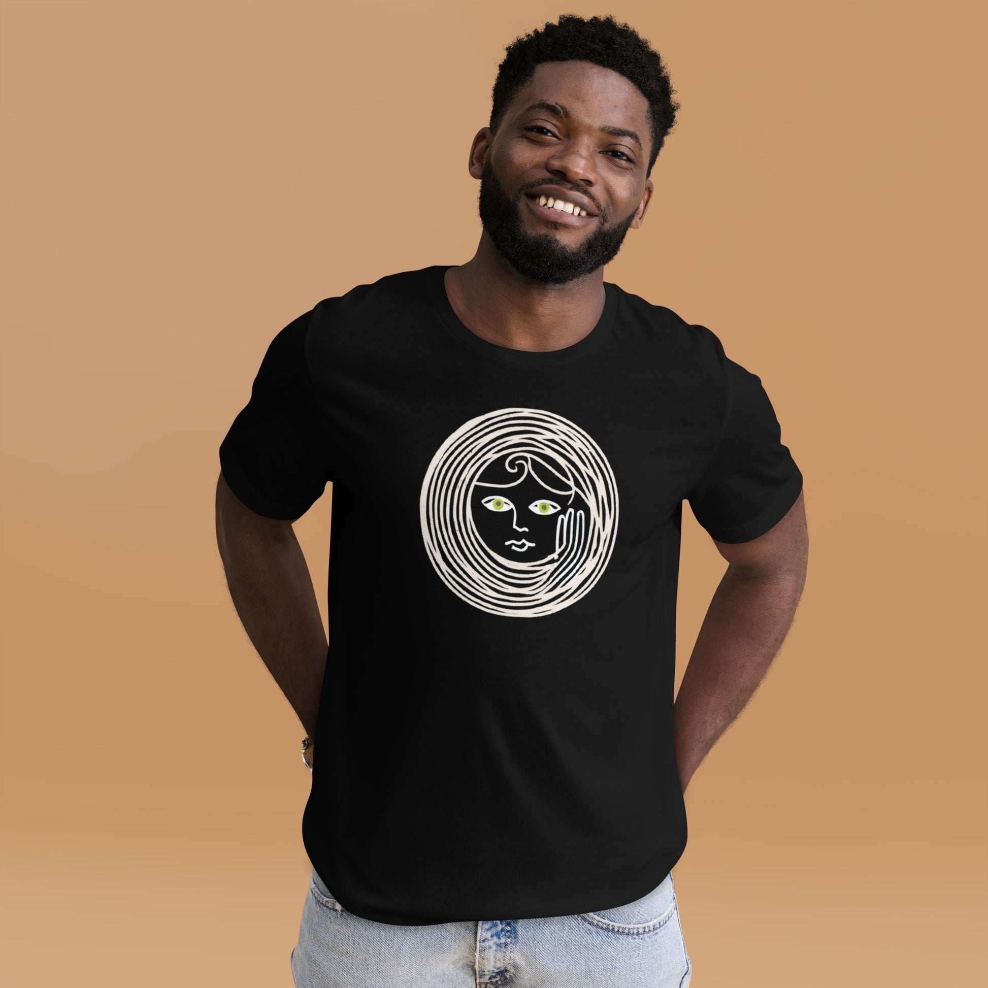 Spiral Face Unisex t-shirt - DUO Modern
