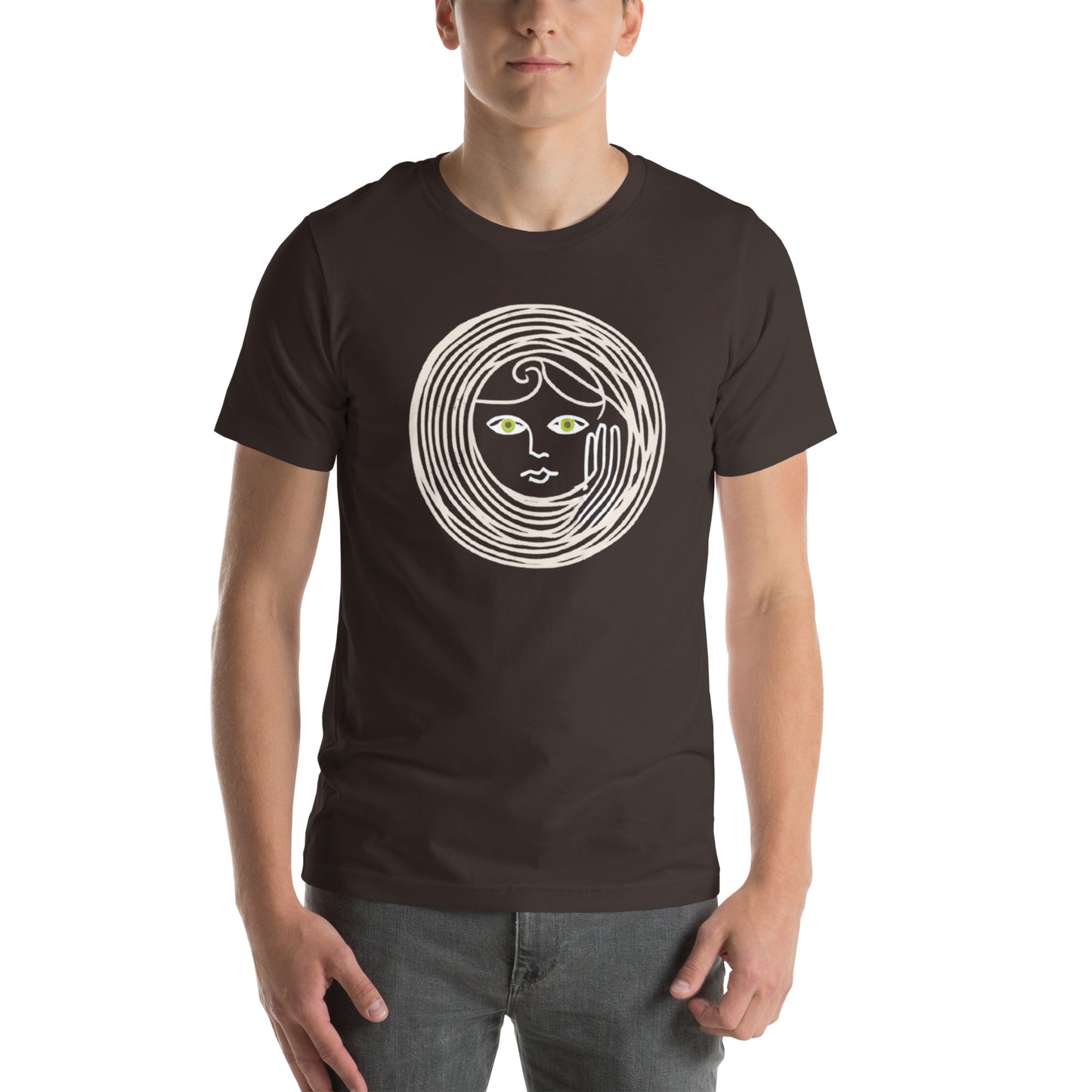 Spiral Face Unisex t-shirt - DUO Modern