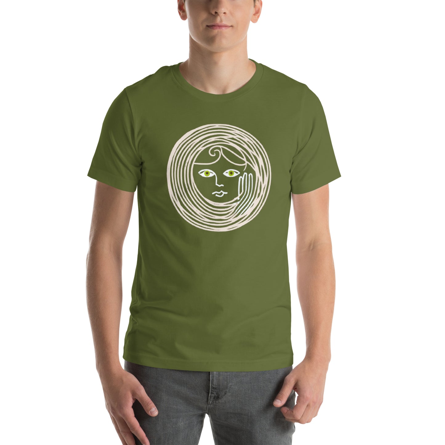 Spiral Face Unisex t-shirt - DUO Modern