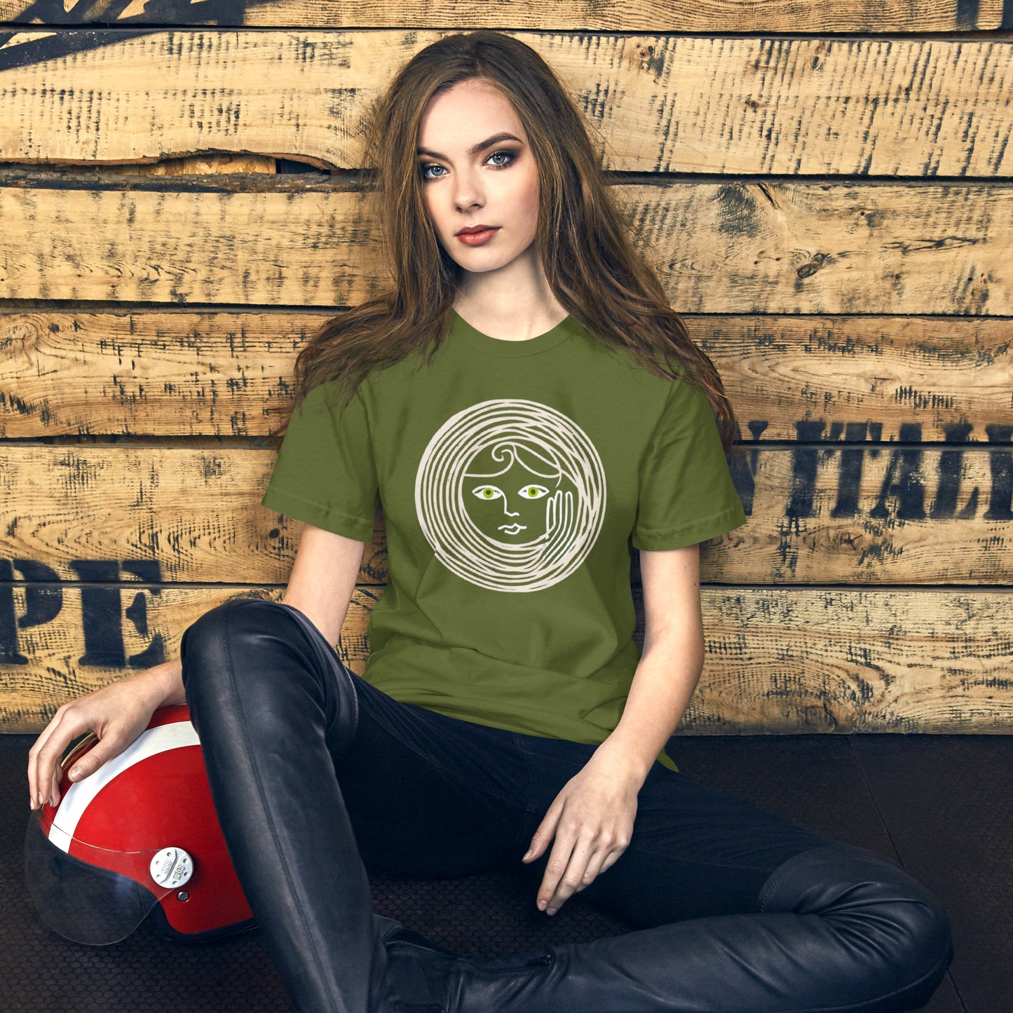 Spiral Face Unisex t-shirt - DUO Modern