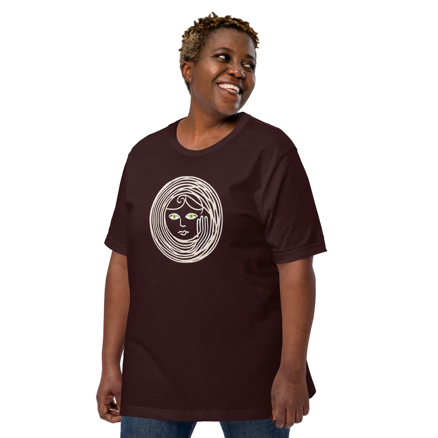 Spiral Face Unisex t-shirt - DUO Modern