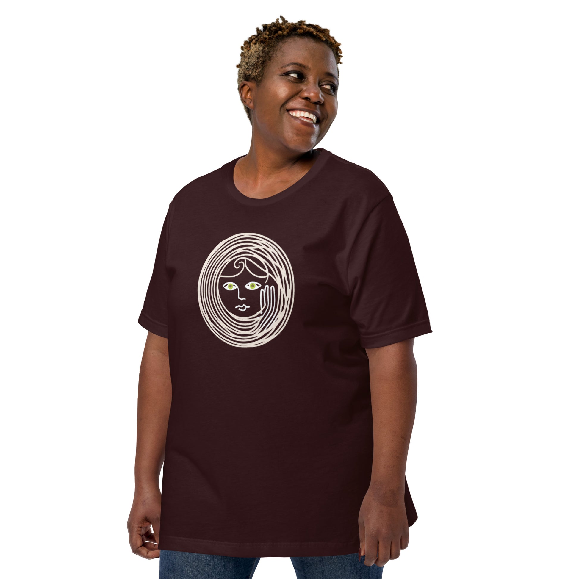 Spiral Face Unisex t-shirt - DUO Modern