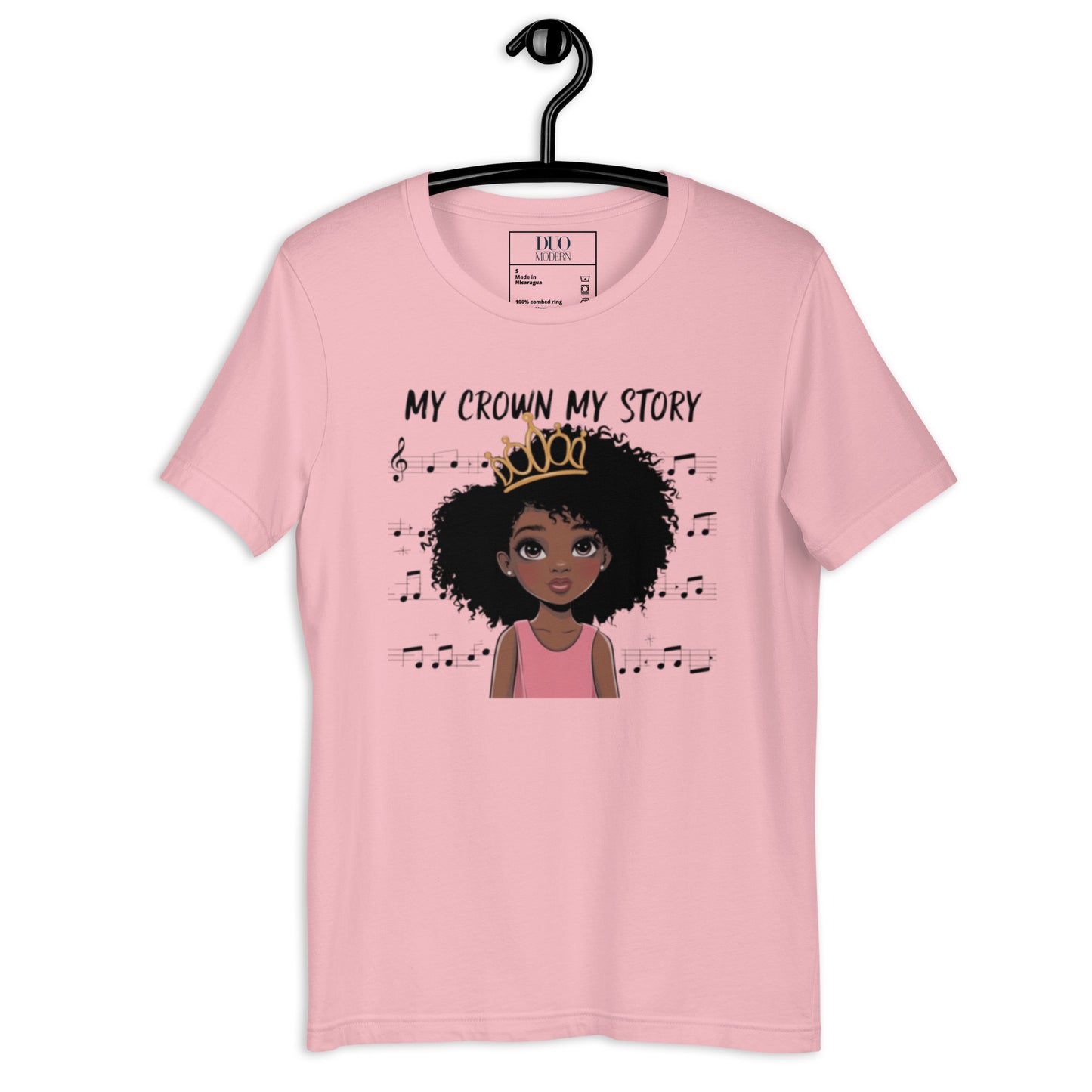 DUO MODERN "My Crown, My Story" T-Shirt for girls