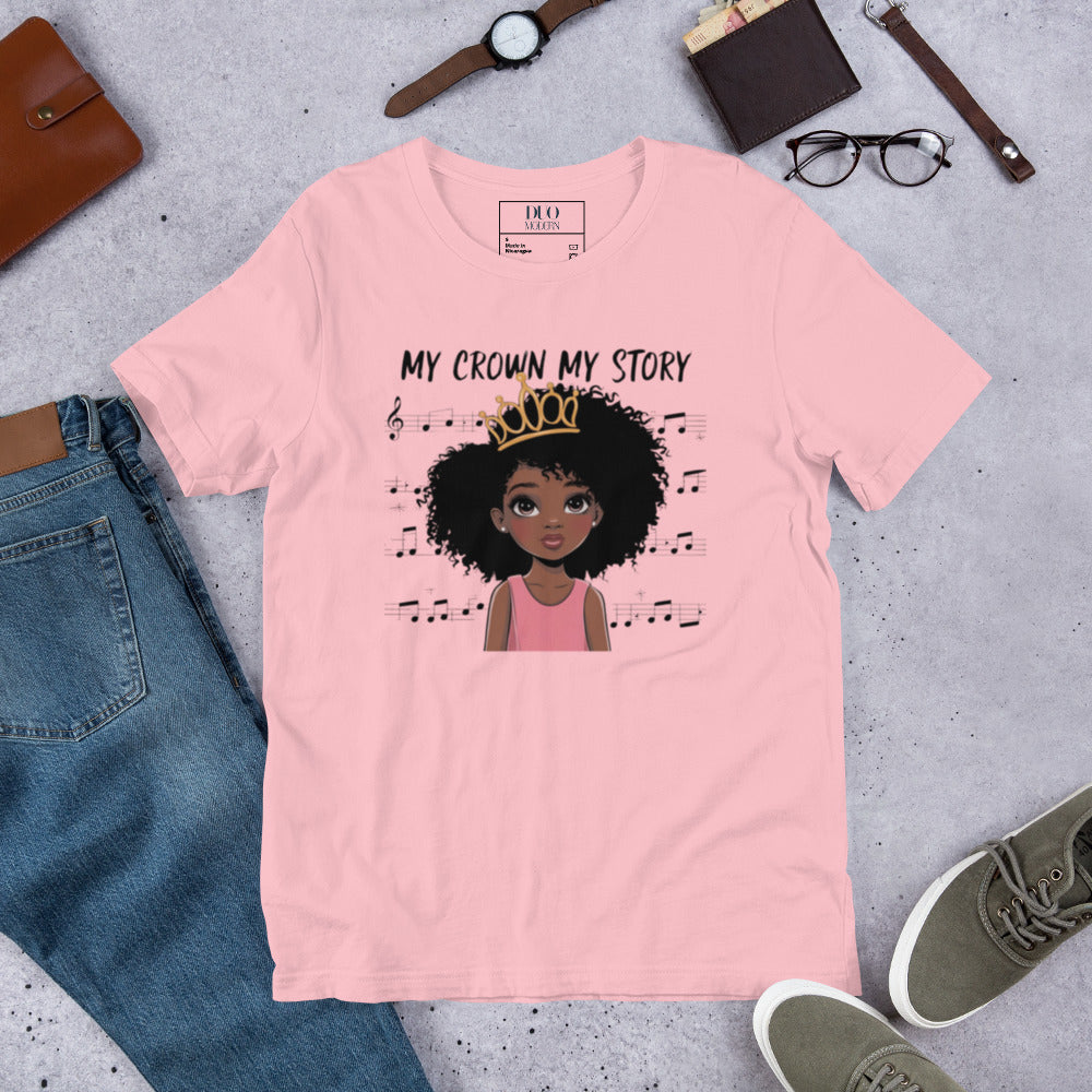 DUO MODERN "My Crown, My Story" T-Shirt for girls